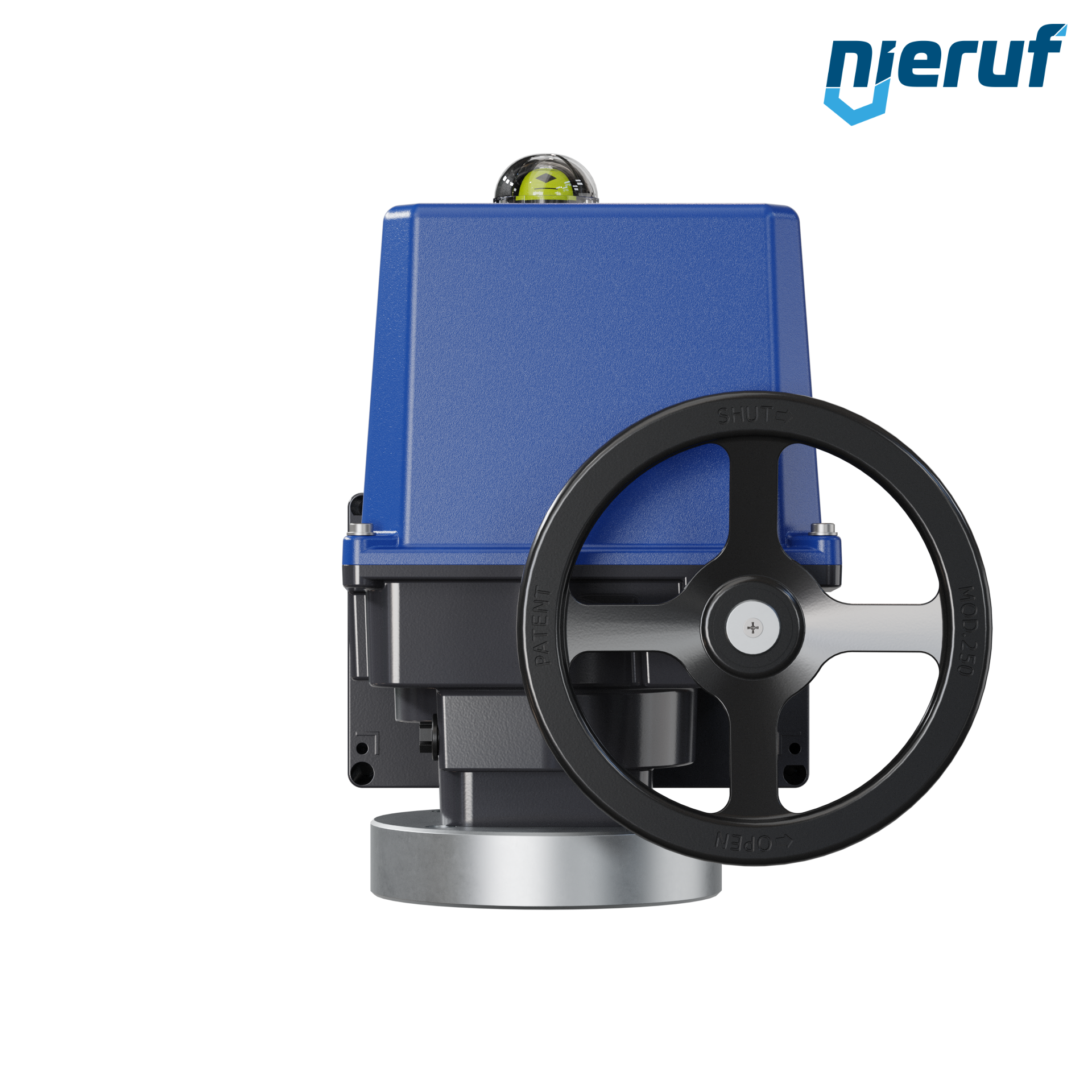 Attuatore elettrico da 1/4 di giro AN03 PSQ1503AMS13 con protezione contro le interruzioni di corrente - 360-575V AC 1500Nm IP67 ISO 5211 F16