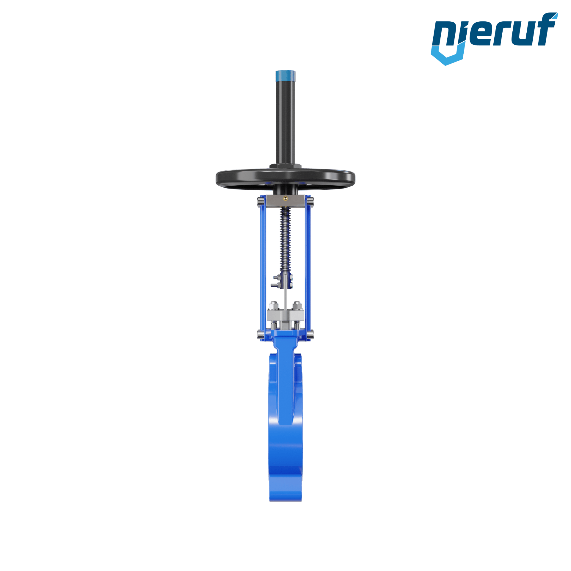 valvola a ghigliottina DN 150 SR02 NBR manovella / volante