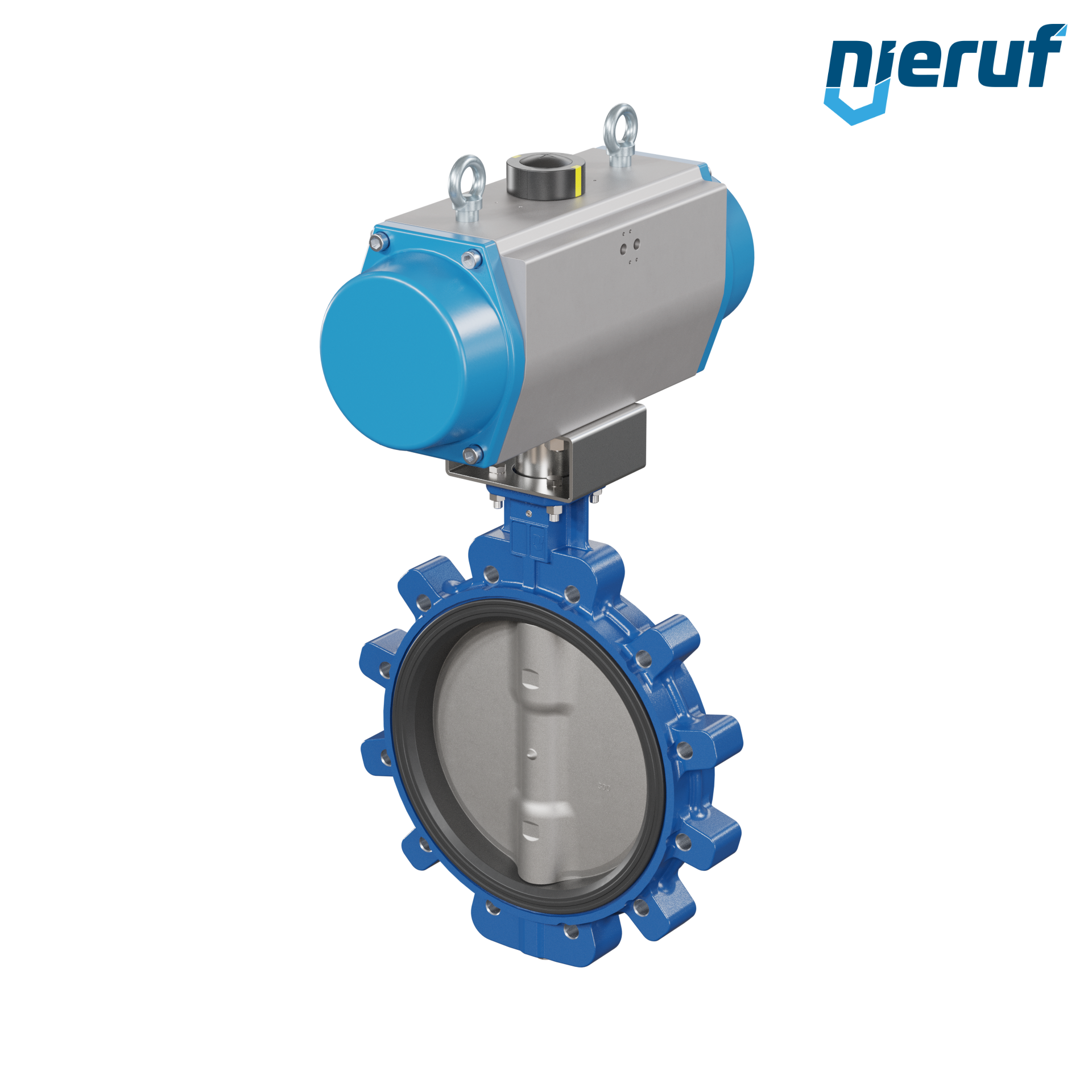 Butterfly valve DN 300  AK02 EPDM DVGW drinking water, WRAS, ACS, W270 pneumatic actuator single acting normally closed