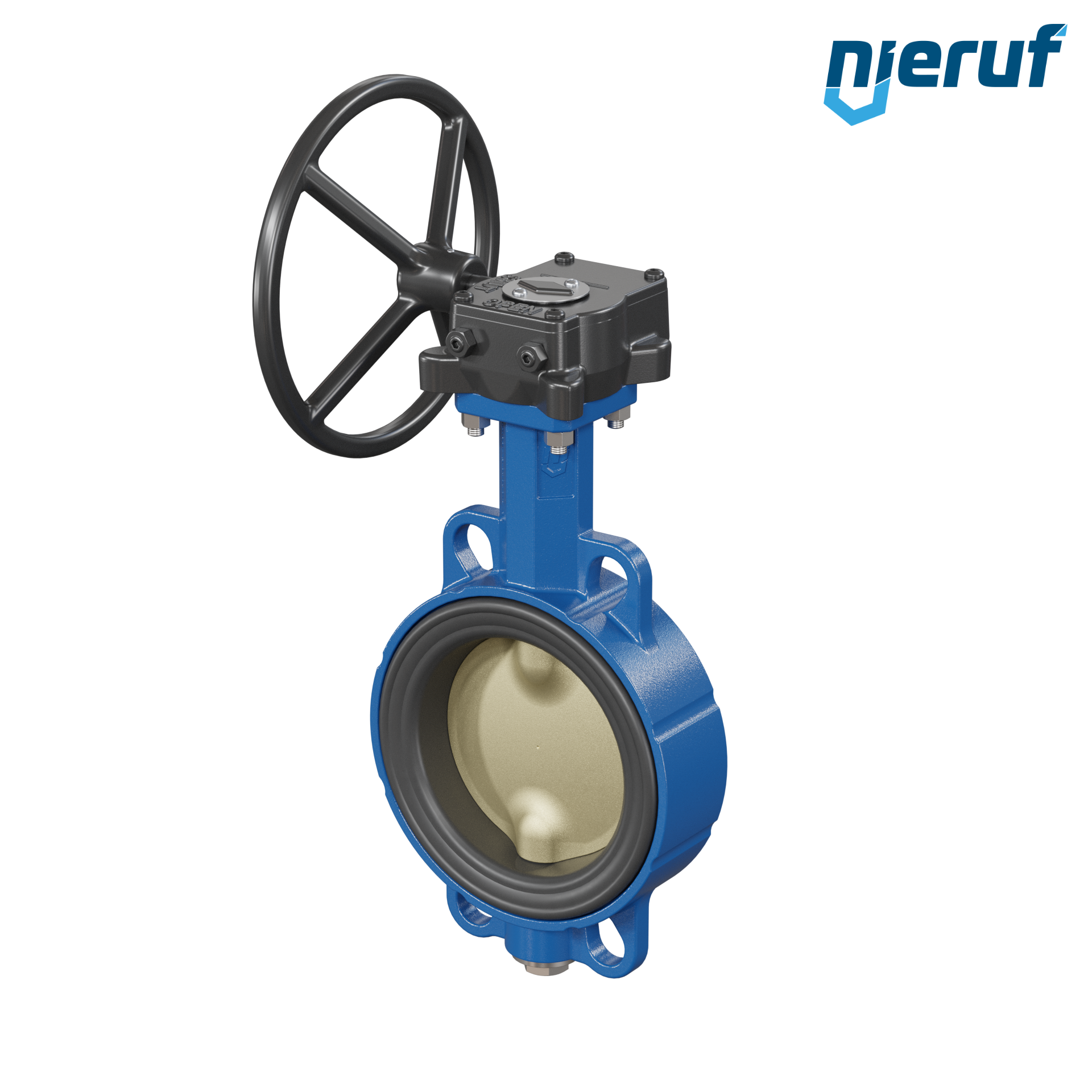 valvola a farfalla per l'acqua di mare DN 125 PN6-PN10-PN16 & ANSI150 AK15 volantino