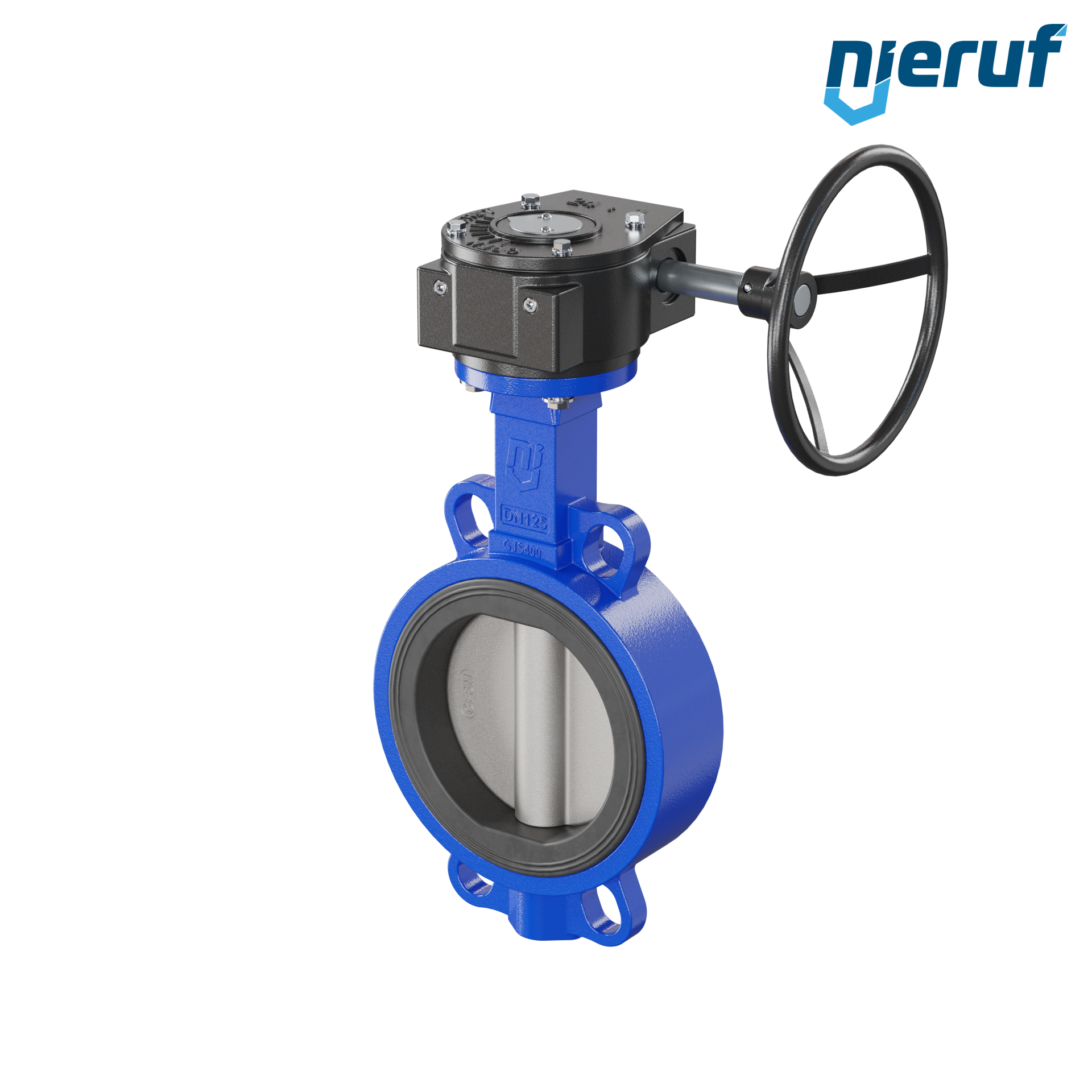 valvola a farfalla DN 125 PN16 AK05 NBR volantino