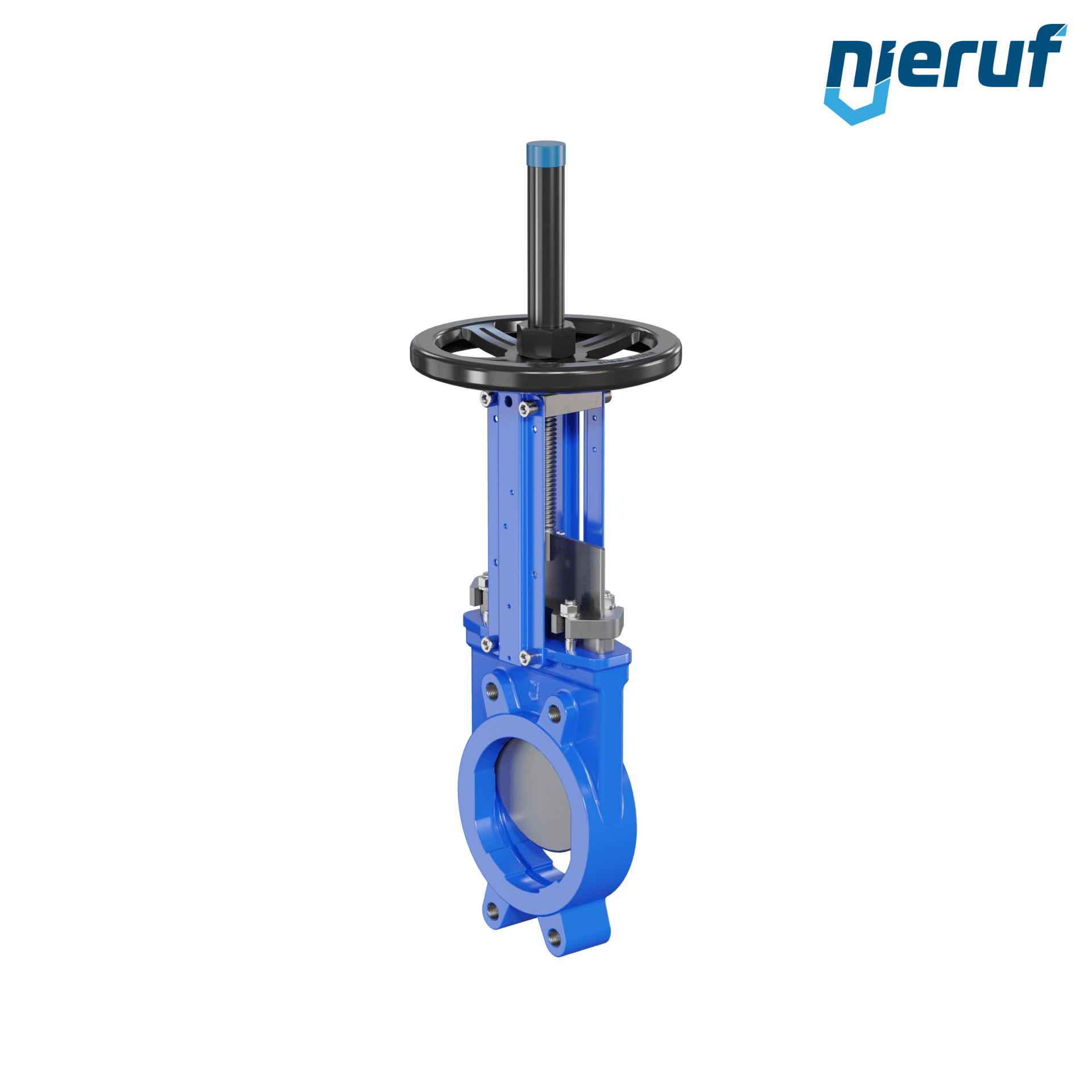 valvola a ghigliottina DN 150 SR02 NBR manovella / volante