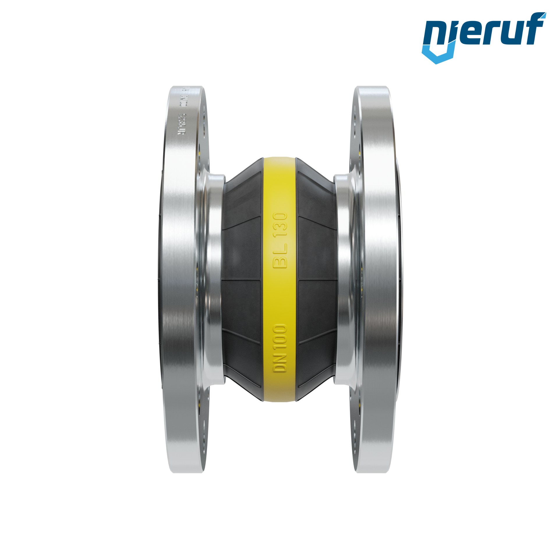 Compensatore piastra di rinforzo DN100 versione KP04 flange in acciaio NBR