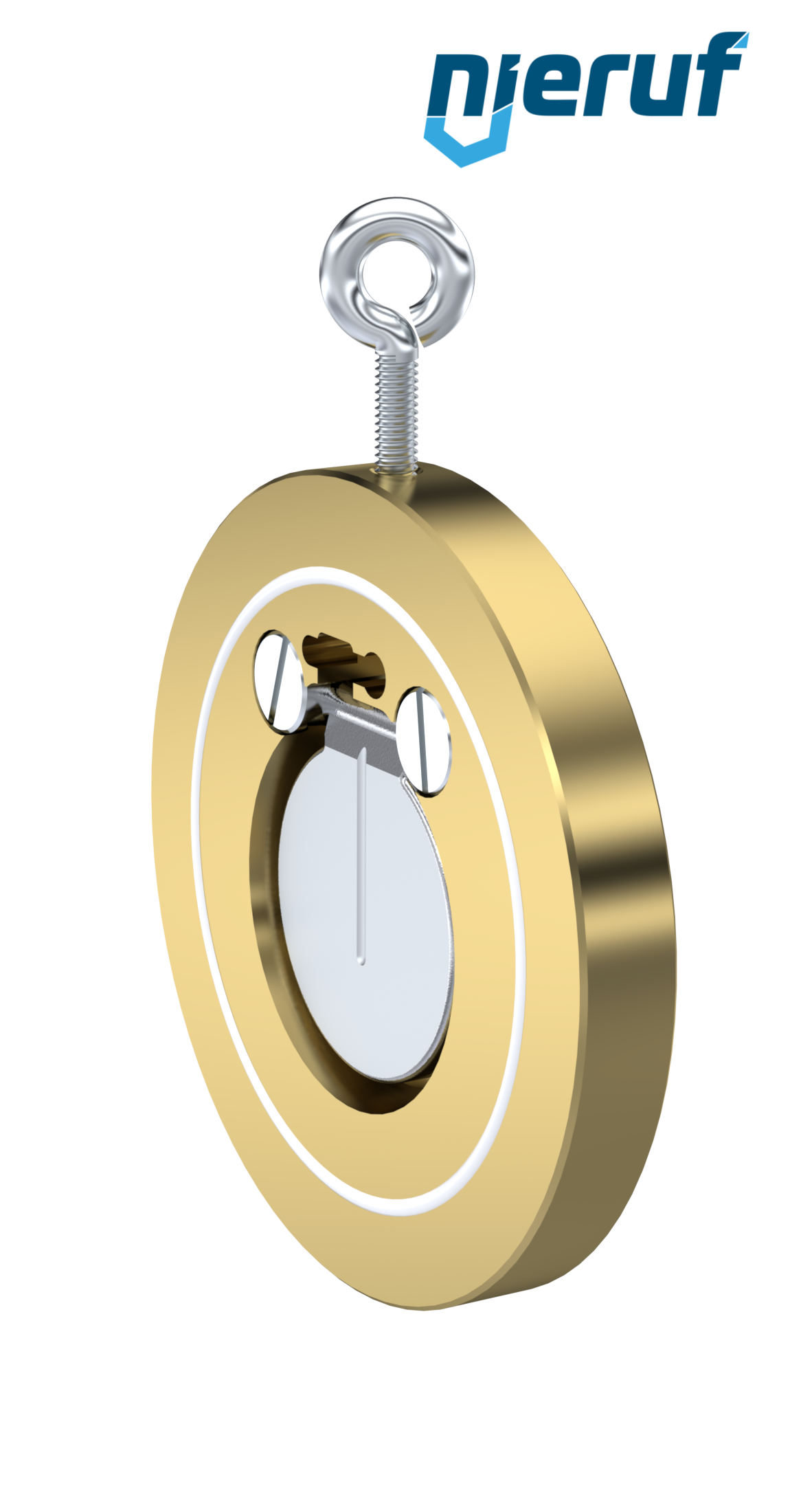 Zwischenflansch-Rückschlagklappe DN50 ZR09 Alubronze 2.0975 PTFE
