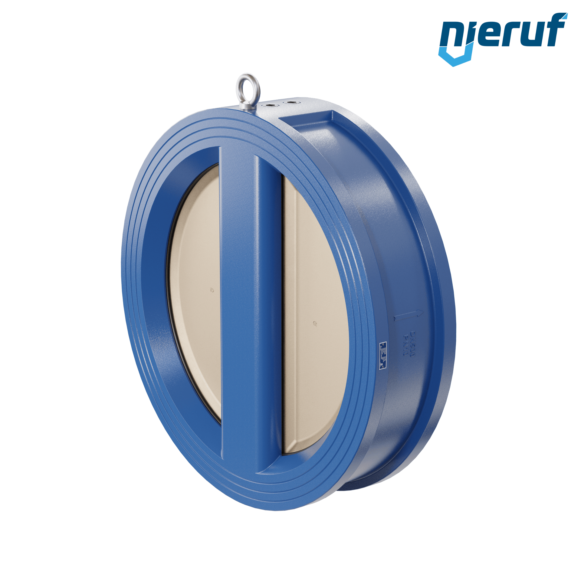 valvola di ritegno a doppio battente DN500 DR04 GGG40 FKM