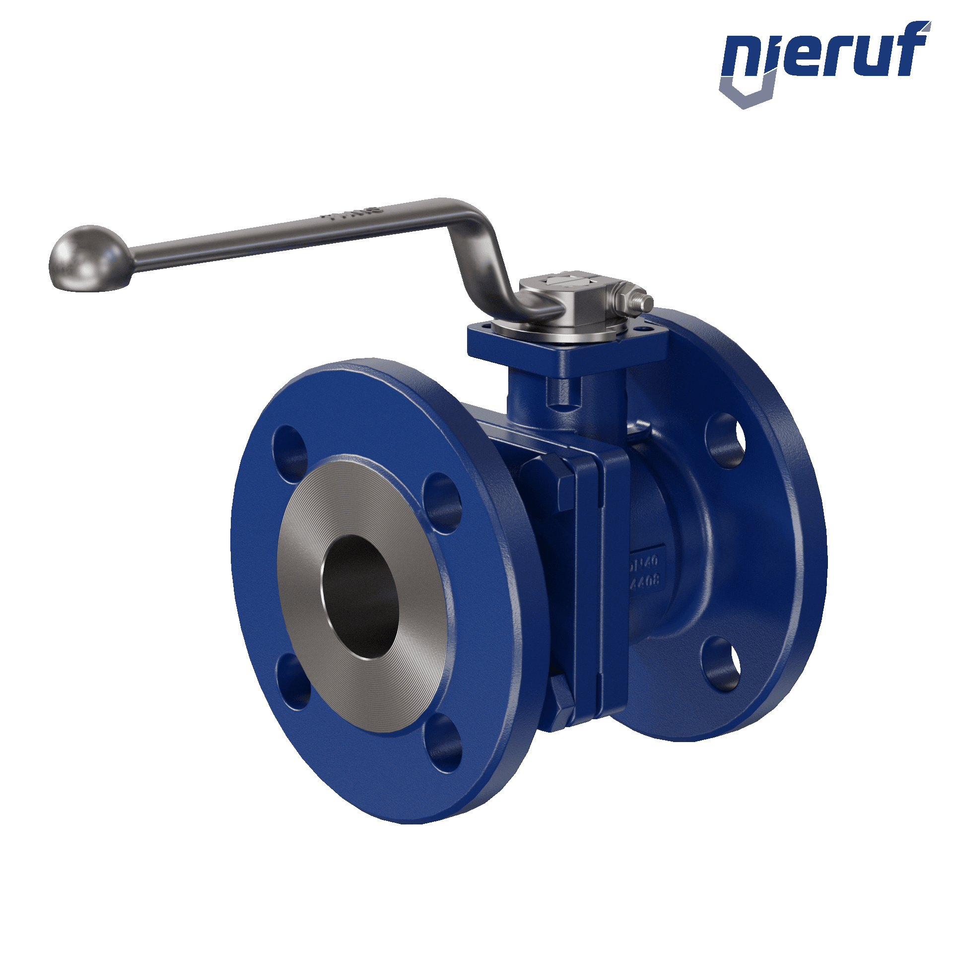 valvola a sfera flangiata per alte temperature FK12 DN40 PN40 in acciaio fuso 1.0619 fino a +25