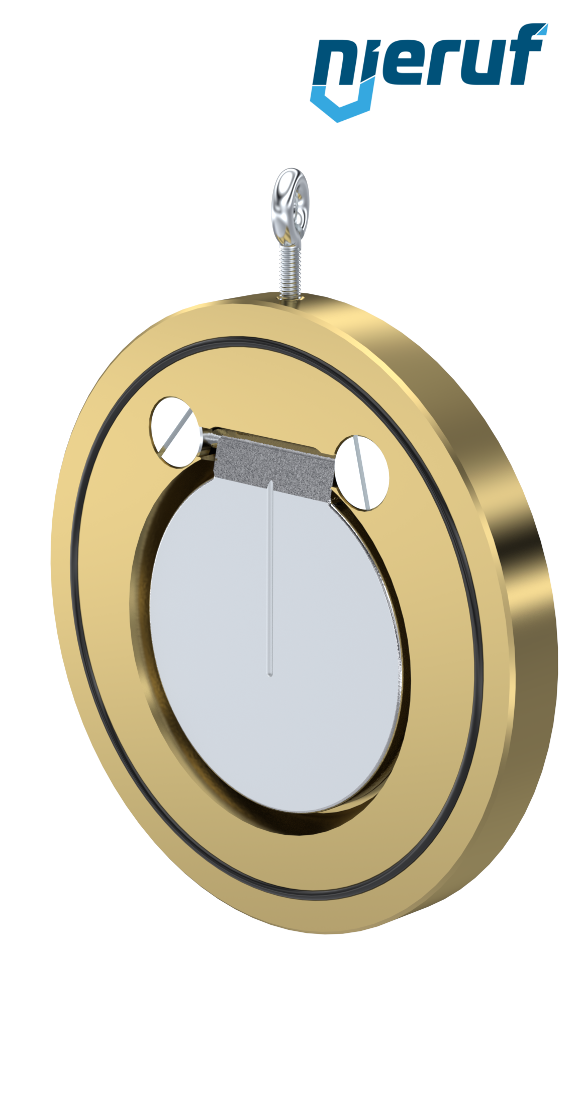 Zwischenflansch-Rückschlagklappe DN100 ZR09 Alubronze 2.0975 NBR
