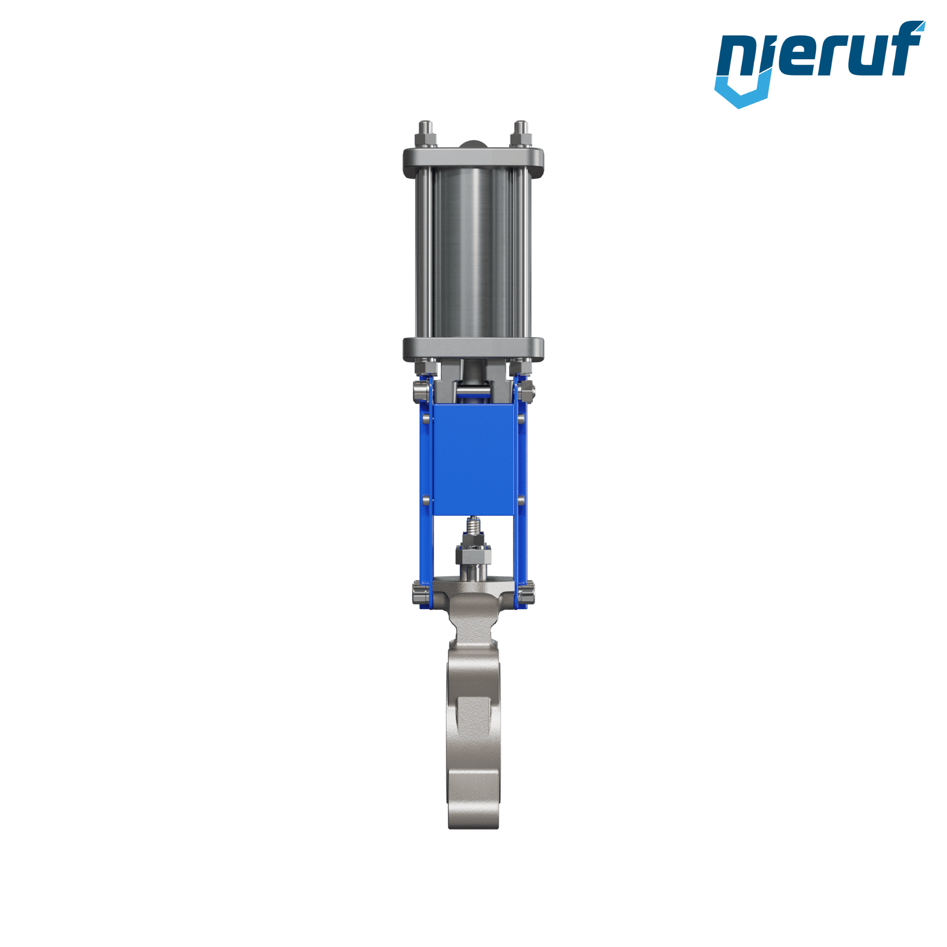 valvola a ghigliottina DN 65 SR03 EPDM attuatore pneumatico a doppio effetto