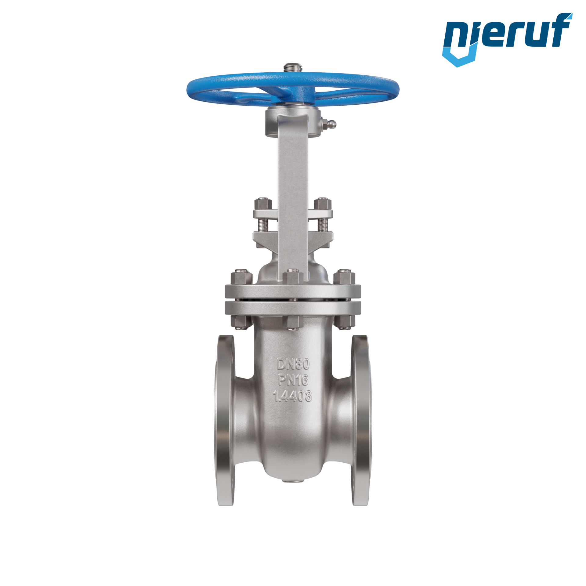 Valvola a saracinesca a corpo piatto in acciaio inox AISI 316 AS03 DN80 PN16