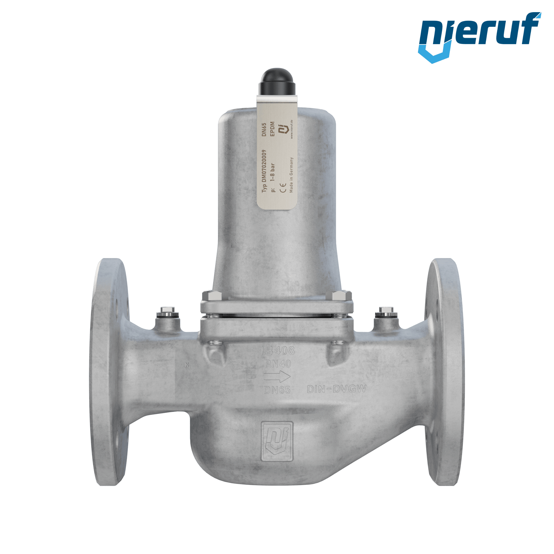 riduttore di pressione flangiato DN 65 PN40 DM07 acciaio inossidabile EPDM 1.0 - 8.0 bar