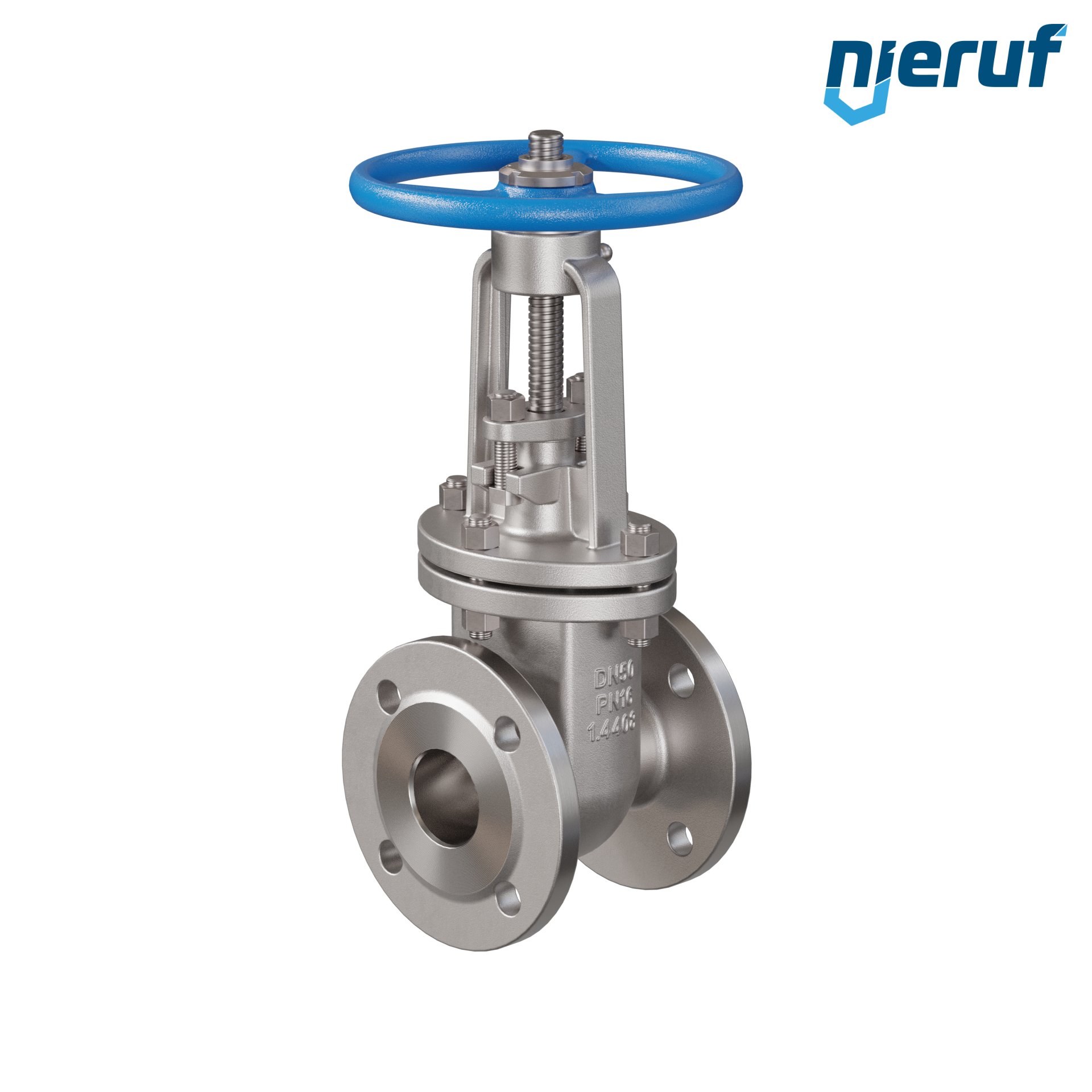 Valvola a saracinesca a corpo piatto in acciaio inox AISI 316 AS03 DN50 PN16