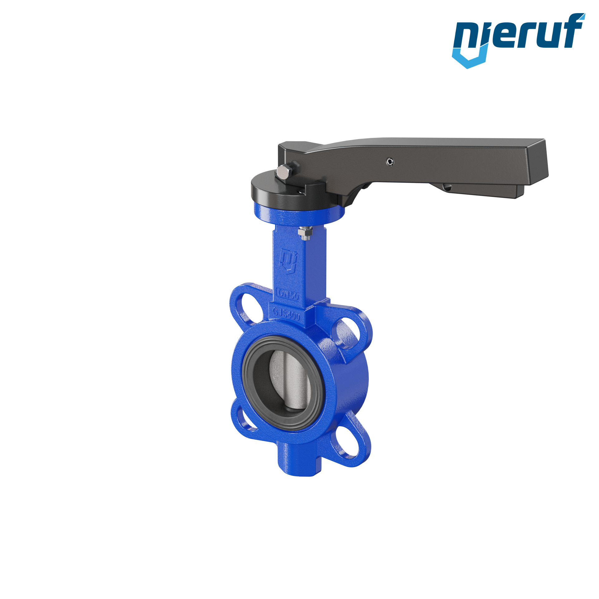 valvola a farfalla DN 50 PN16 AK05 NBR leva