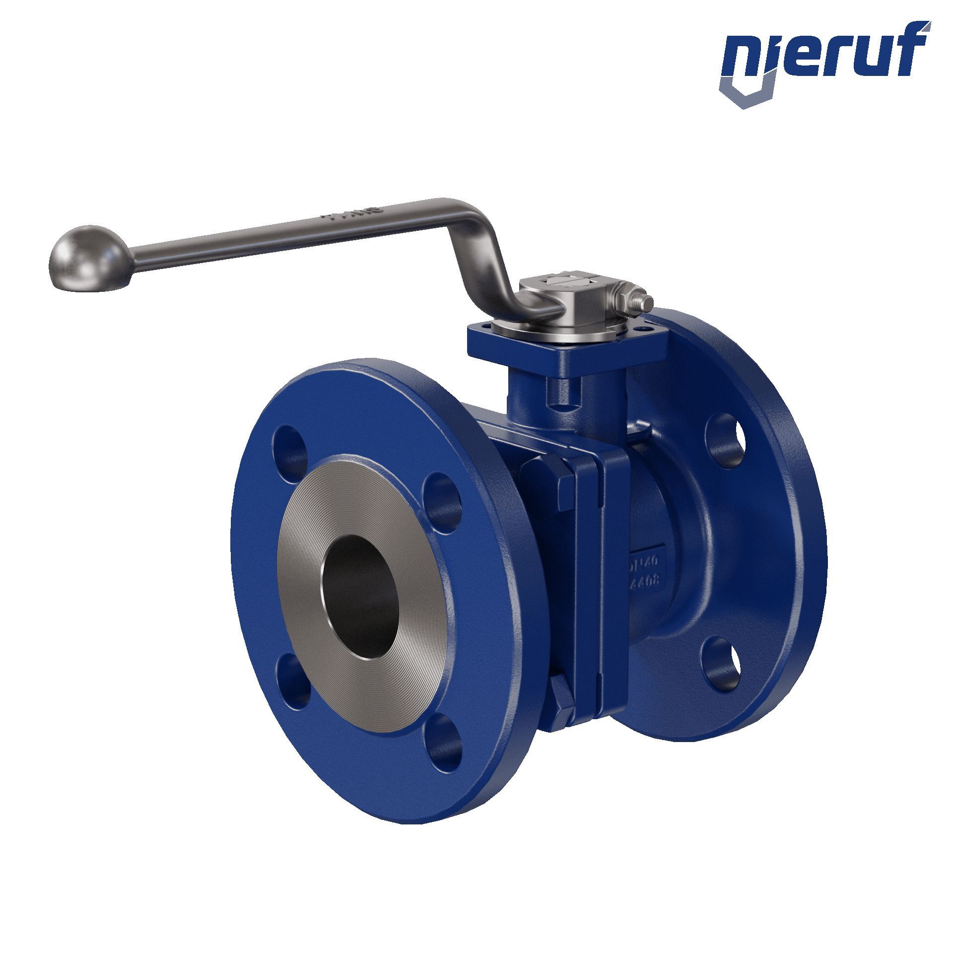 valvola a sfera flangiata per alte temperature FK12 DN40 PEEK guarnizione
