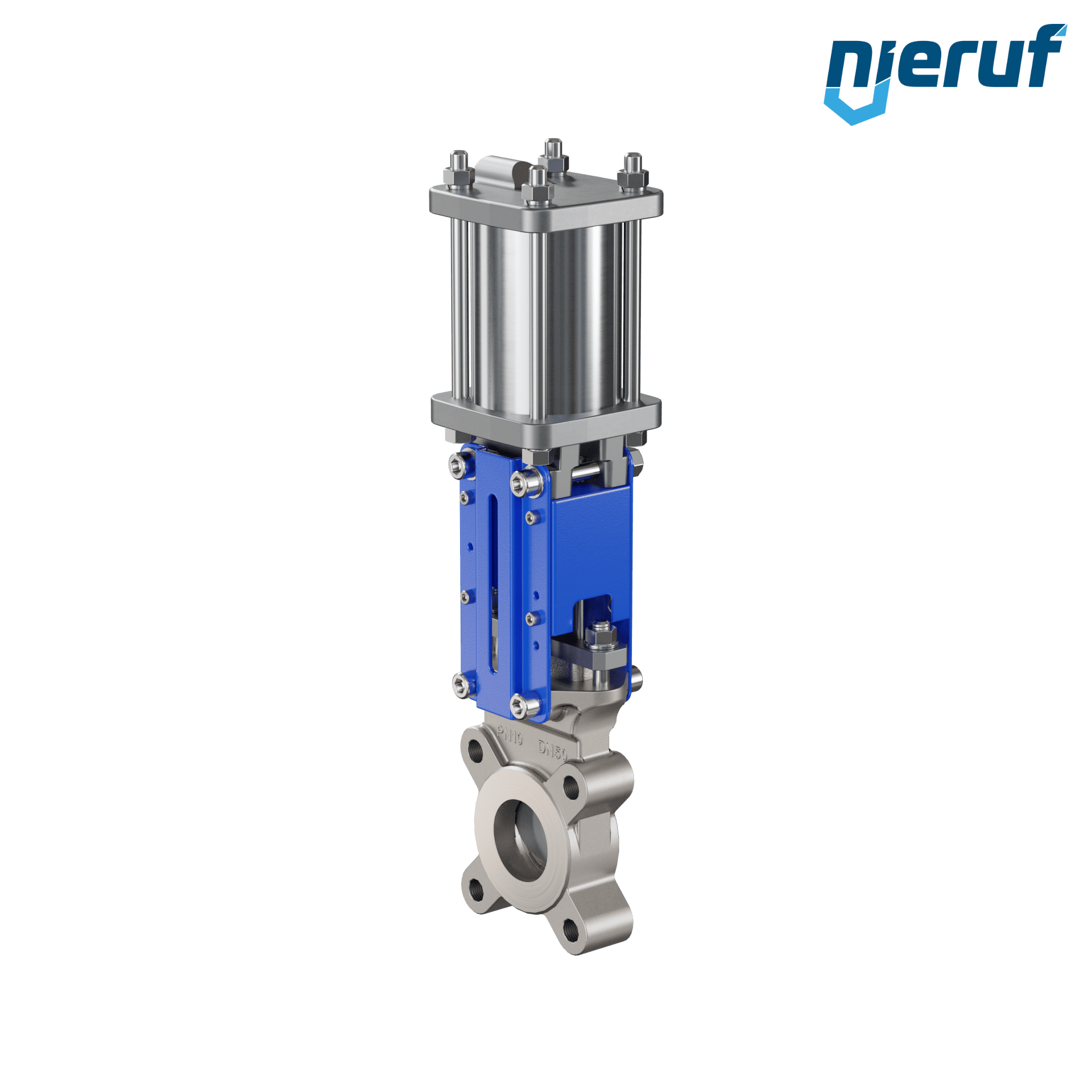 valvola a ghigliottina DN 50 SR03 EPDM attuatore pneumatico a doppio effetto