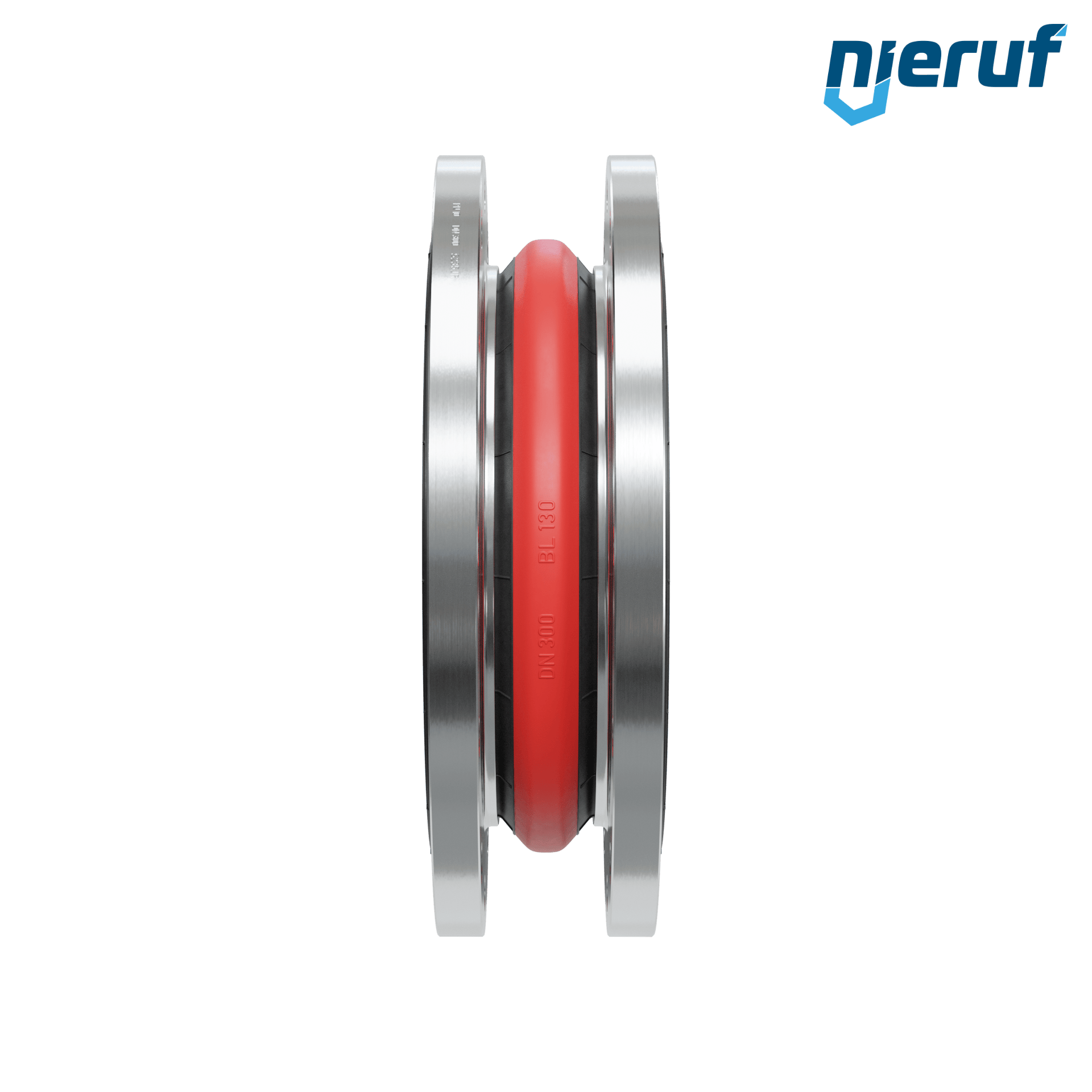 Compensatore o-ring di supporto per il vuoto DN300 versione KP04 flange in acciaio EPDM