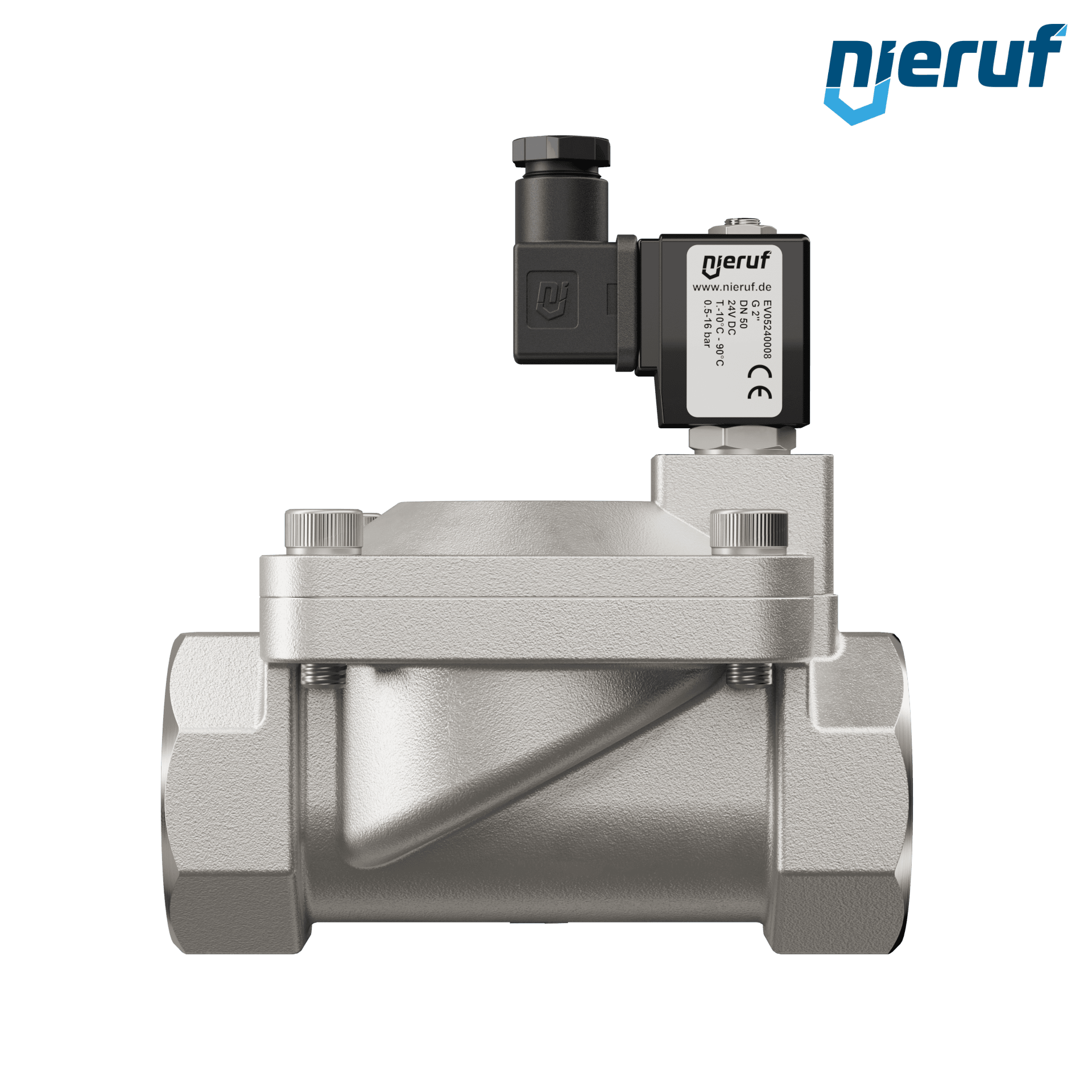 elettrovalvola G 2" pollici acciaio inossidabile EV05 NBR 24V DC