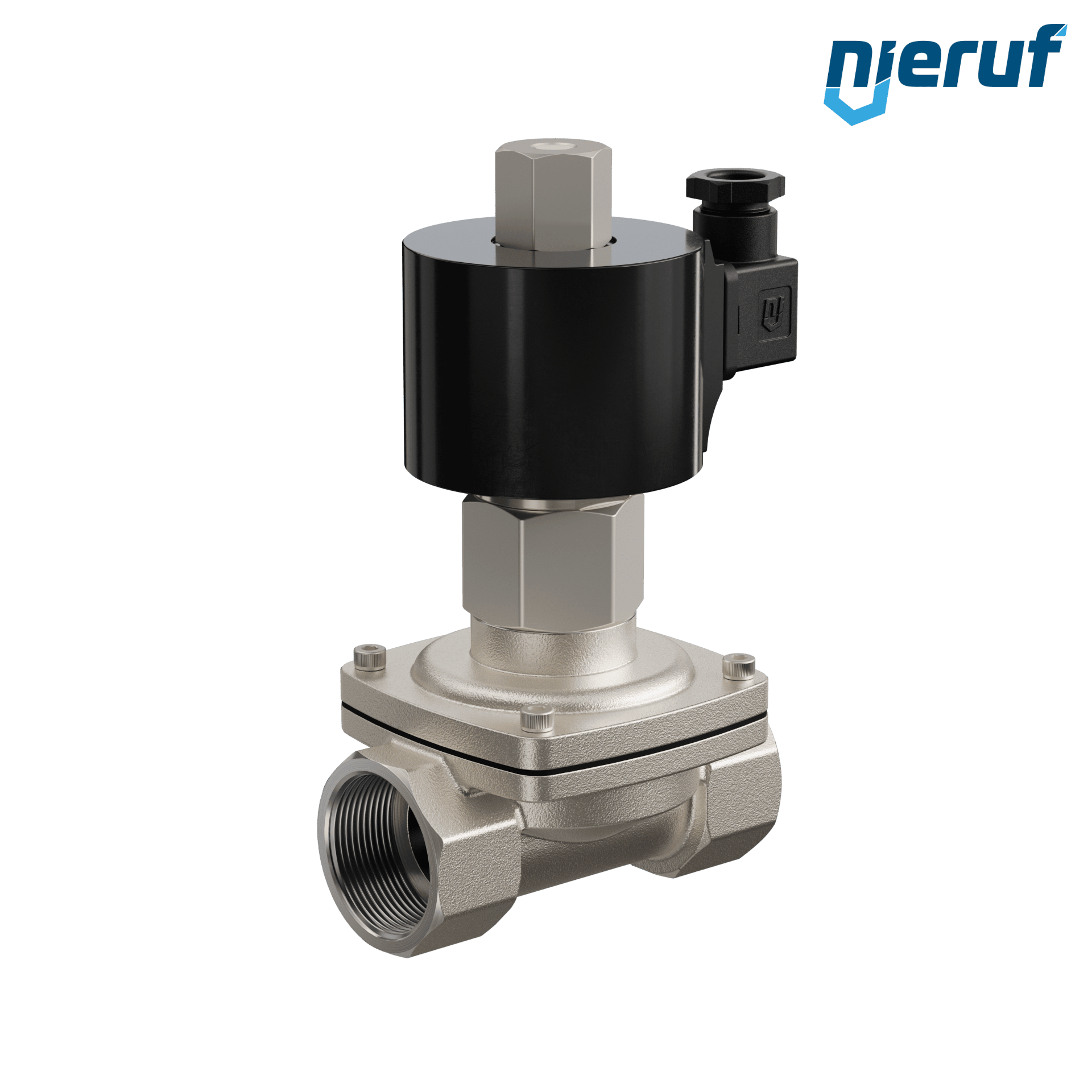 elettrovalvola DN32 G 1 1/4" pollici acciaio inossidabile EV06 FKM 230V 50Hz NO