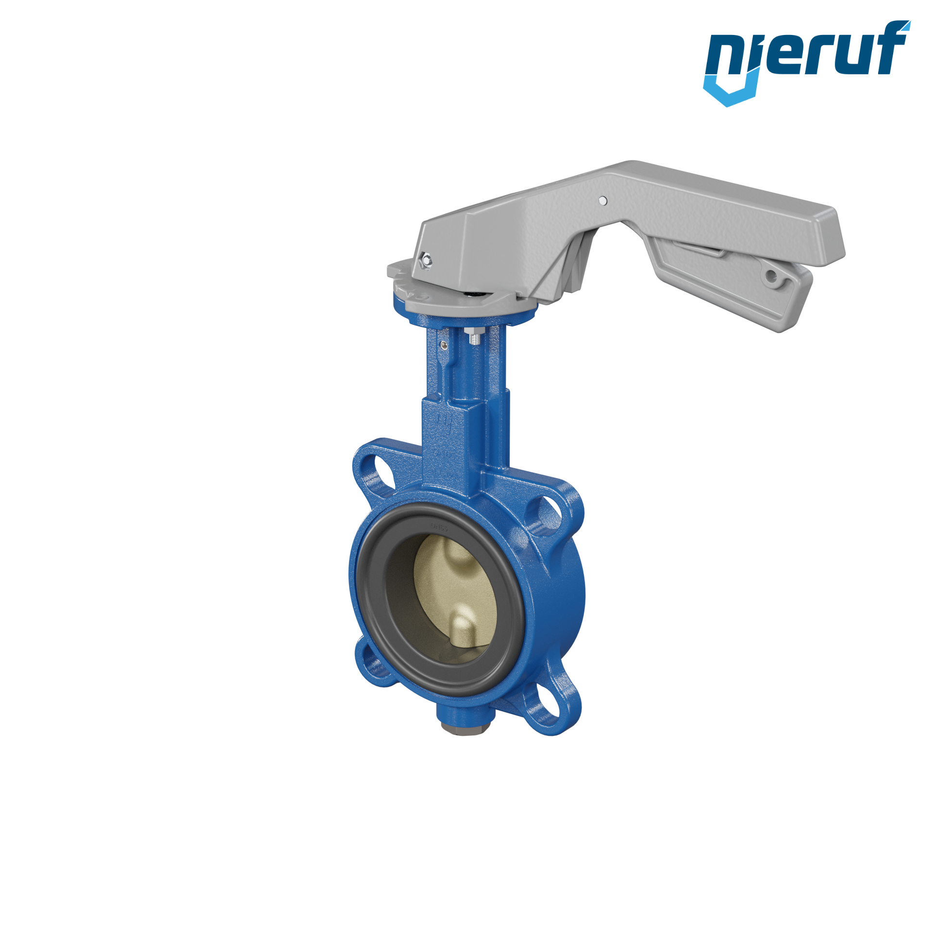 valvola a farfalla per l'acqua di mare DN 65 PN6-PN10-PN16 & ANSI150 AK15 leva a mano