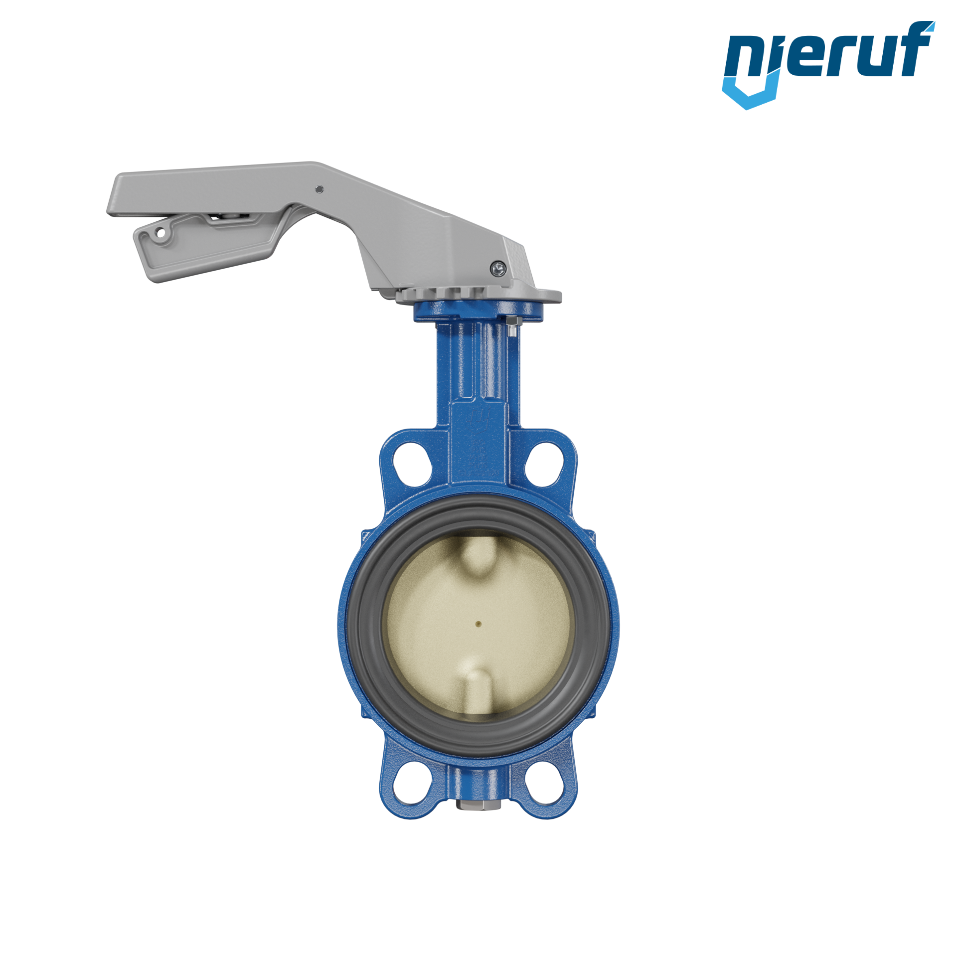 valvola a farfalla per l'acqua di mare DN 100 PN6-PN10-PN16 & ANSI150 AK15 leva a mano