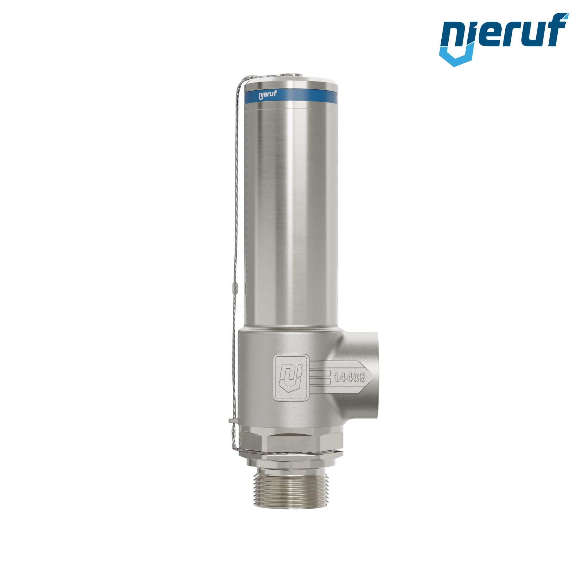 valvola di sicurezza criogenica DN20 1" M x 1" F SV14, acciaio inox PTFE