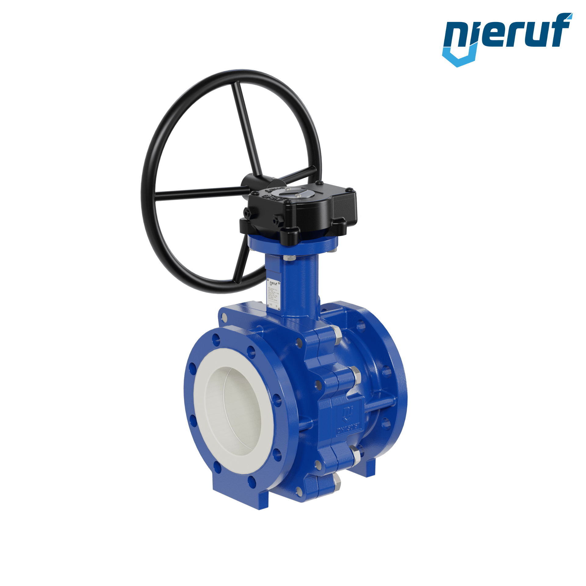 valvola a sfera flangiata PFA FK13 DN150 - 6" pollici ANSI 150 inghisa sferoidale 5.3103 con volantino manuale