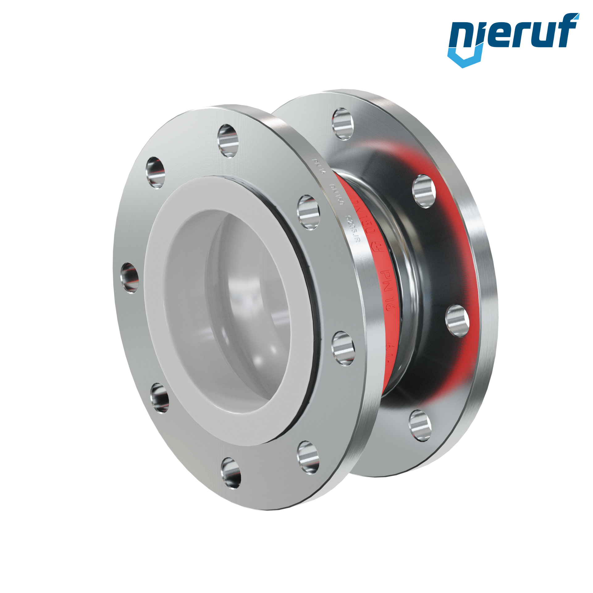 Compensatore rivestimento in PTFE DN150 versione KP04 flange in acciaio EPDM