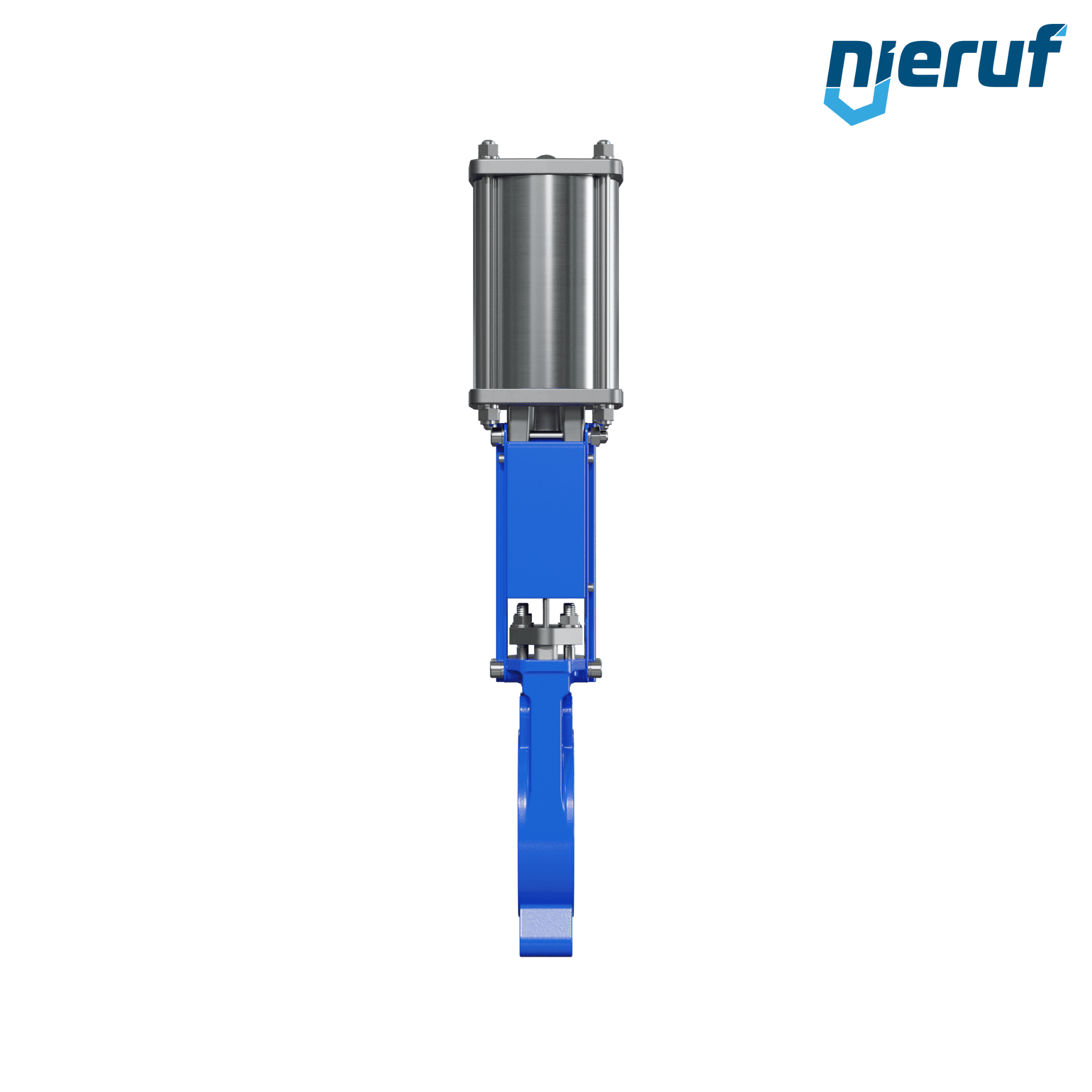 valvola a ghigliottina DN 125 SR02 NBR attuatore pneumatico a doppio effetto