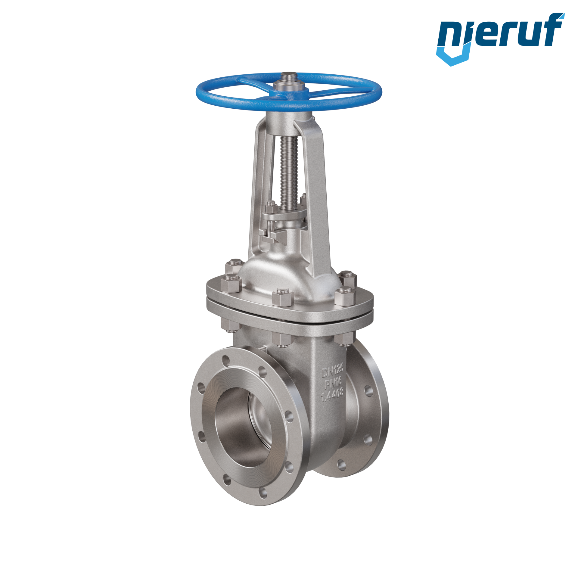 Valvola a saracinesca a corpo piatto in acciaio inox AISI 316 AS03 DN125 PN16