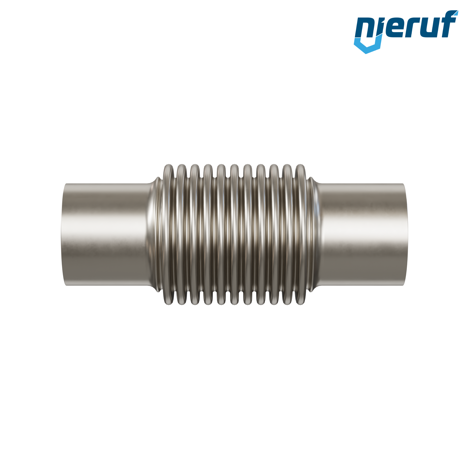 Giunto di dilatazione assiale DN65 - 76,1mm versione KP05 estremità a saldare in acciaio inox e manicotto in acciaio inox