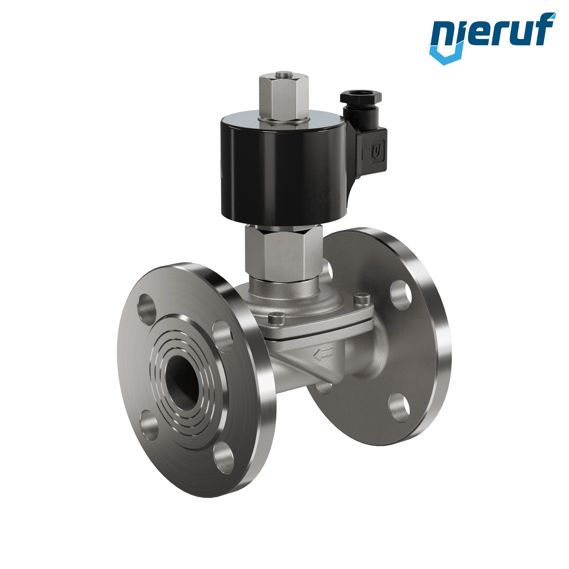 flangia elettrovalvola DN32 acciaio inossidabile FV01 FKM 24V DC NO