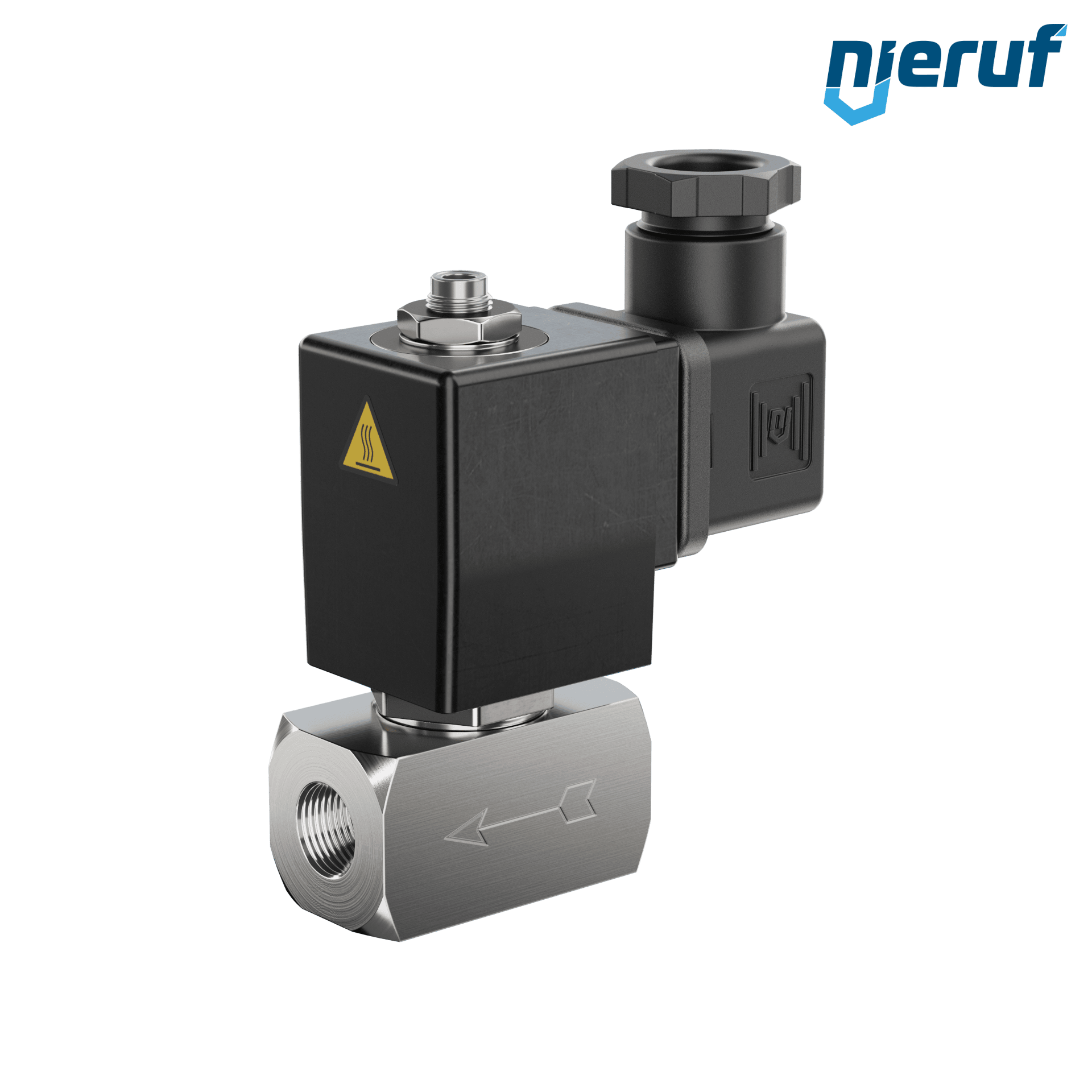 elettrovalvolaDN1,5 G 1/4" pollici acciaio inossidabile EV08 EPDM 24V DC