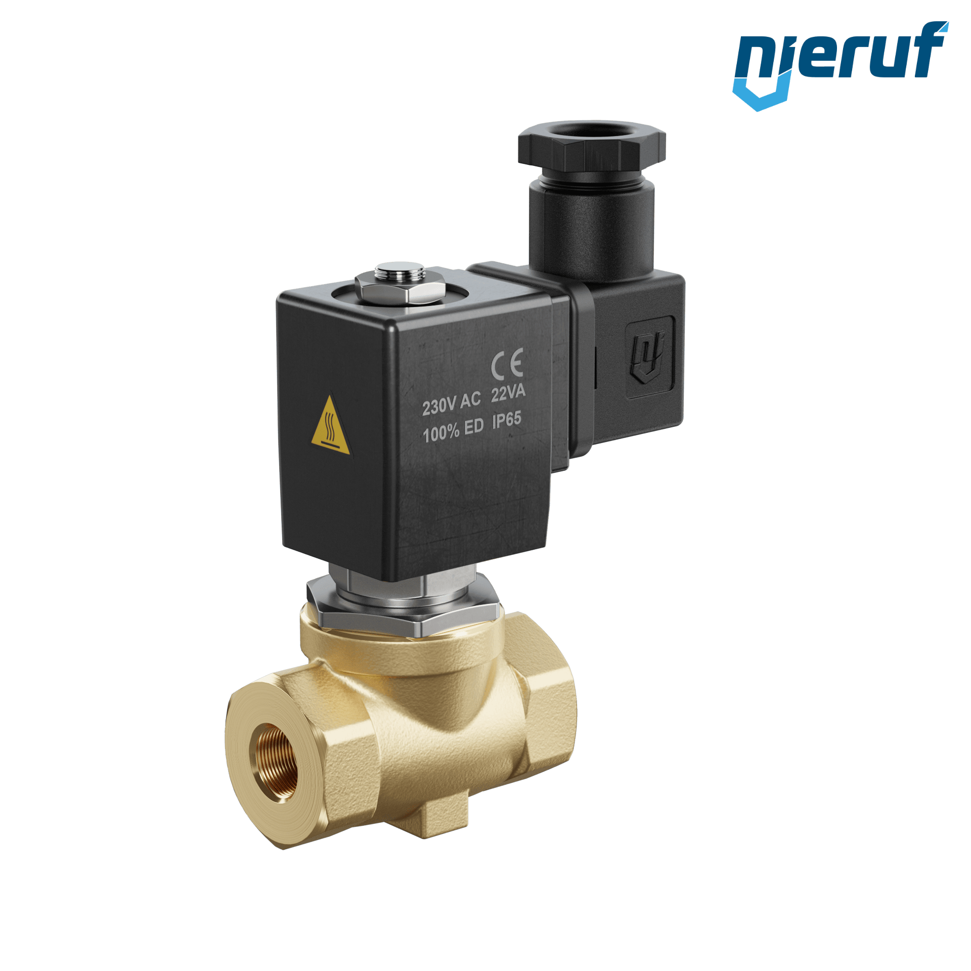 elettrovalvola a membrana G 1/4" pollici ottone MV04 EPDM 230V 50Hz