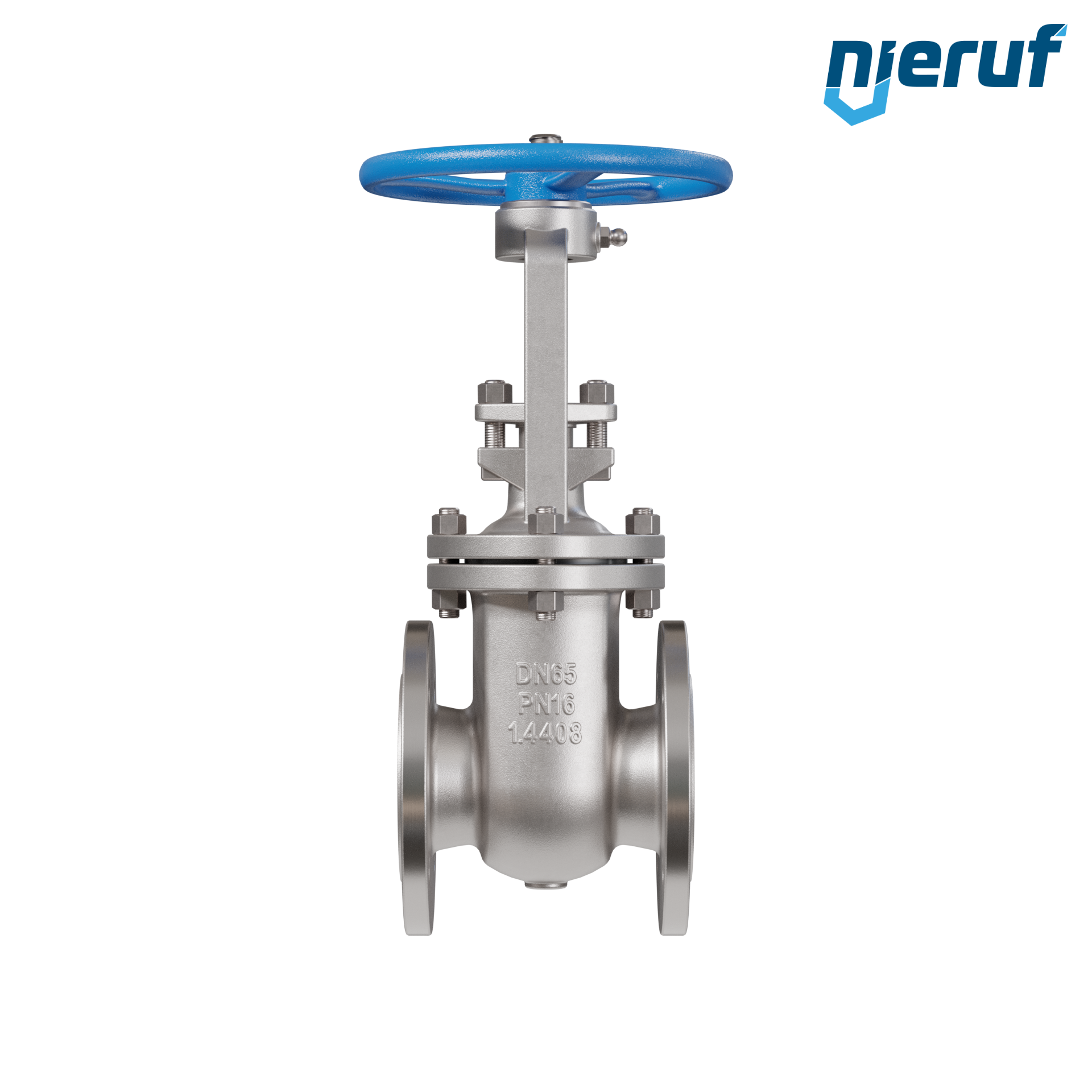Valvola a saracinesca a corpo piatto in acciaio inox AISI 316 AS03 DN65 PN16
