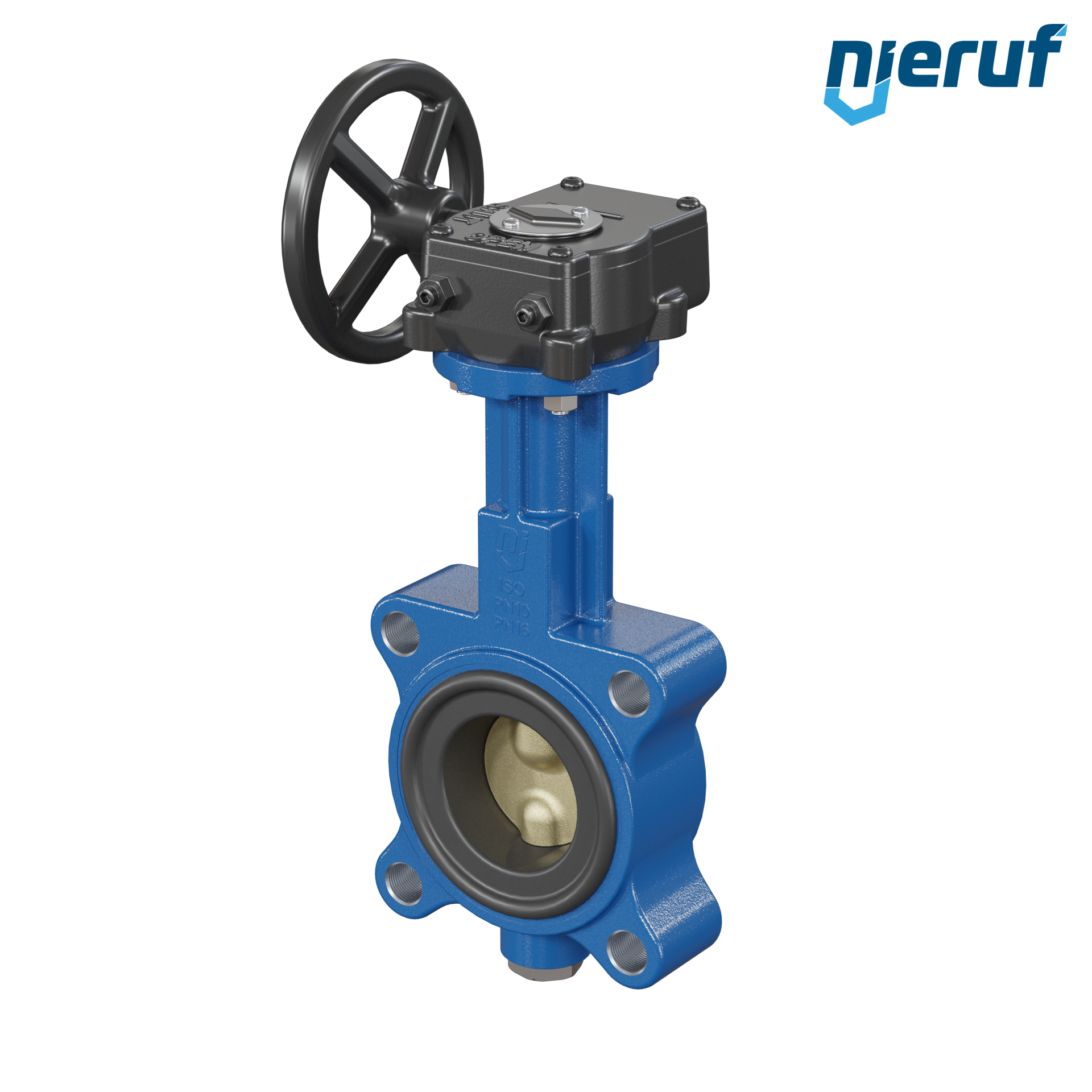 valvola a farfalla per l'acqua di mare DN 50 PN10-PN16 AK16 volantino