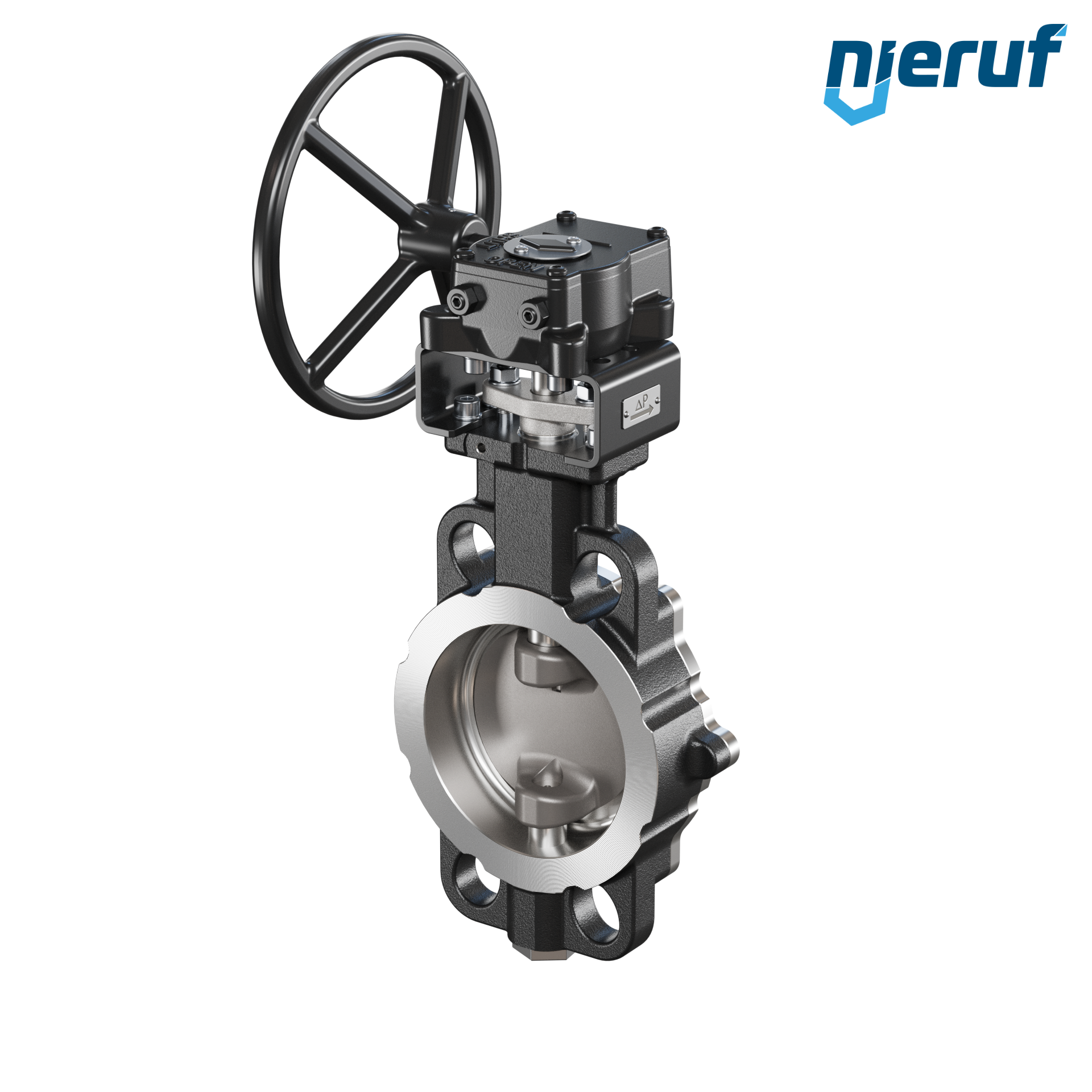 valvola a farfalla triplo eccentrico AK13 DN 100 PN10-40 ANSI150-300 volantino