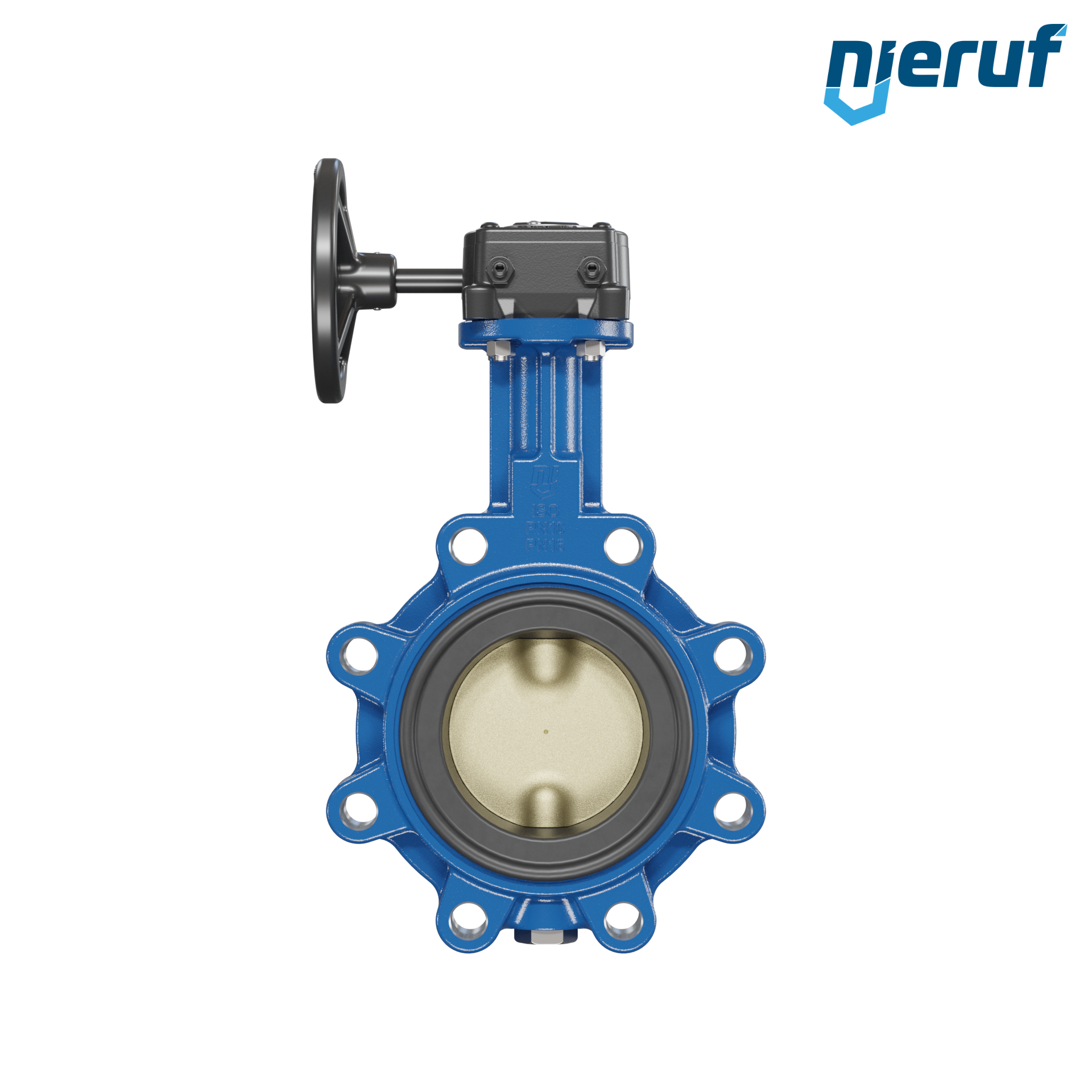 valvola a farfalla per l'acqua di mare DN 80 PN10-PN16 AK16 volantino