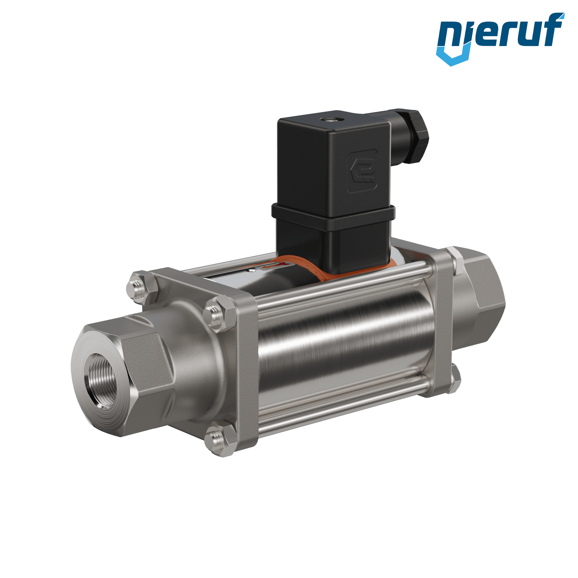 valvola coassiale 3/8" pollici filettatura interna - DN10 acciaio inossidabile 24V DC NC - per applicazione con acqua