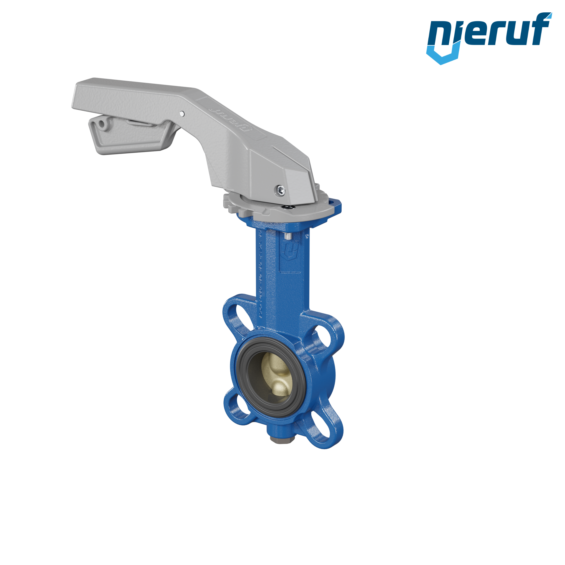 valvola a farfalla per l'acqua di mare DN 32 PN6-PN10-PN16 & ANSI150 AK15 leva a mano