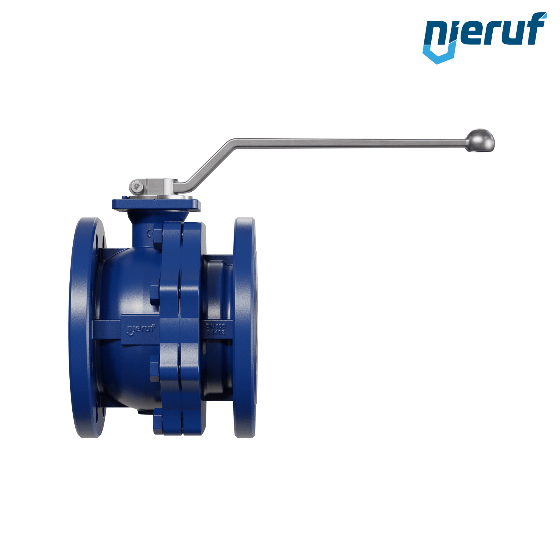 valvola a sfera flangiata per alte temperature FK12 DN100 PN40 in acciaio fuso 1.0619 fino a +25