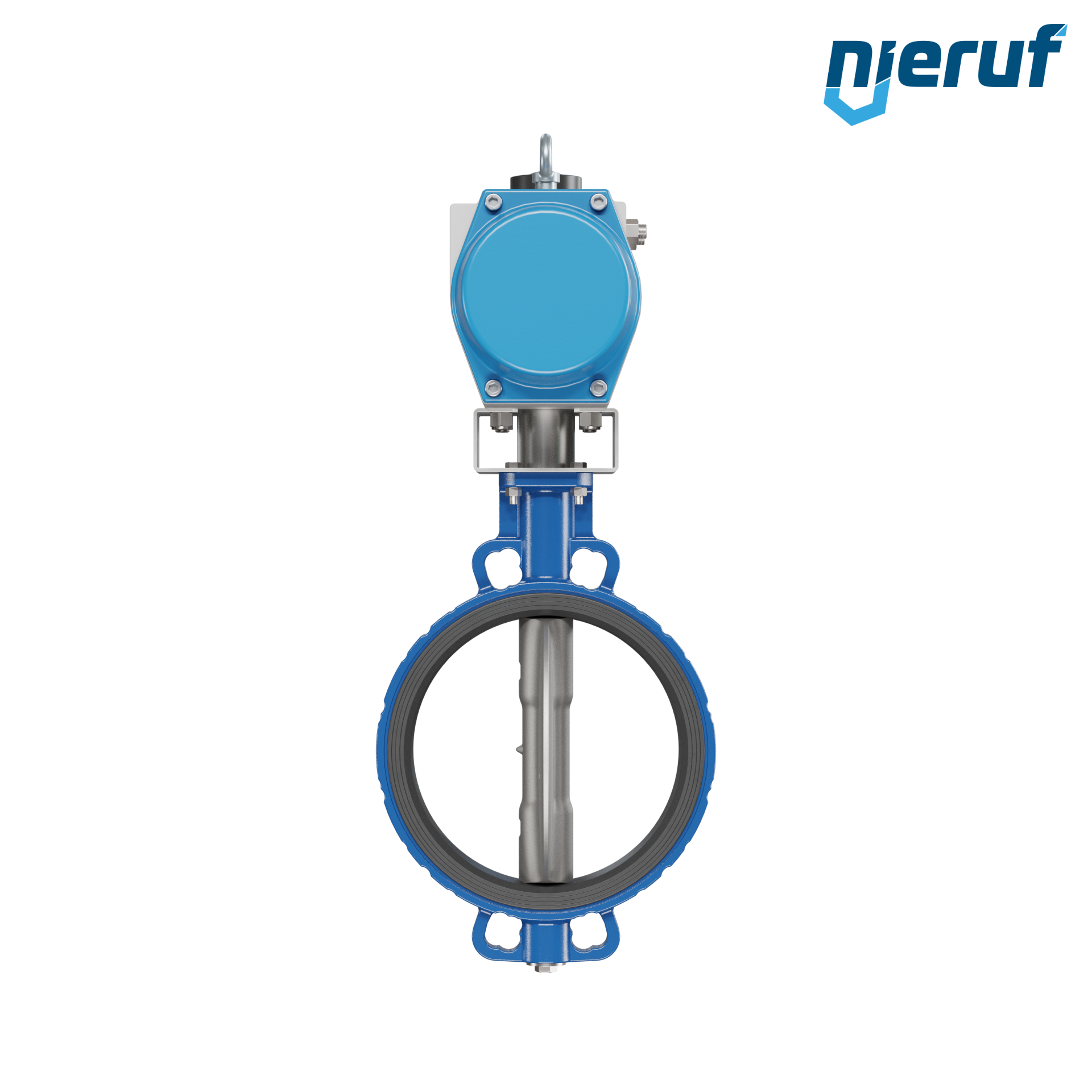 Butterfly valve DN 300  AK01 FPM pneumatic actuator single acting normally open