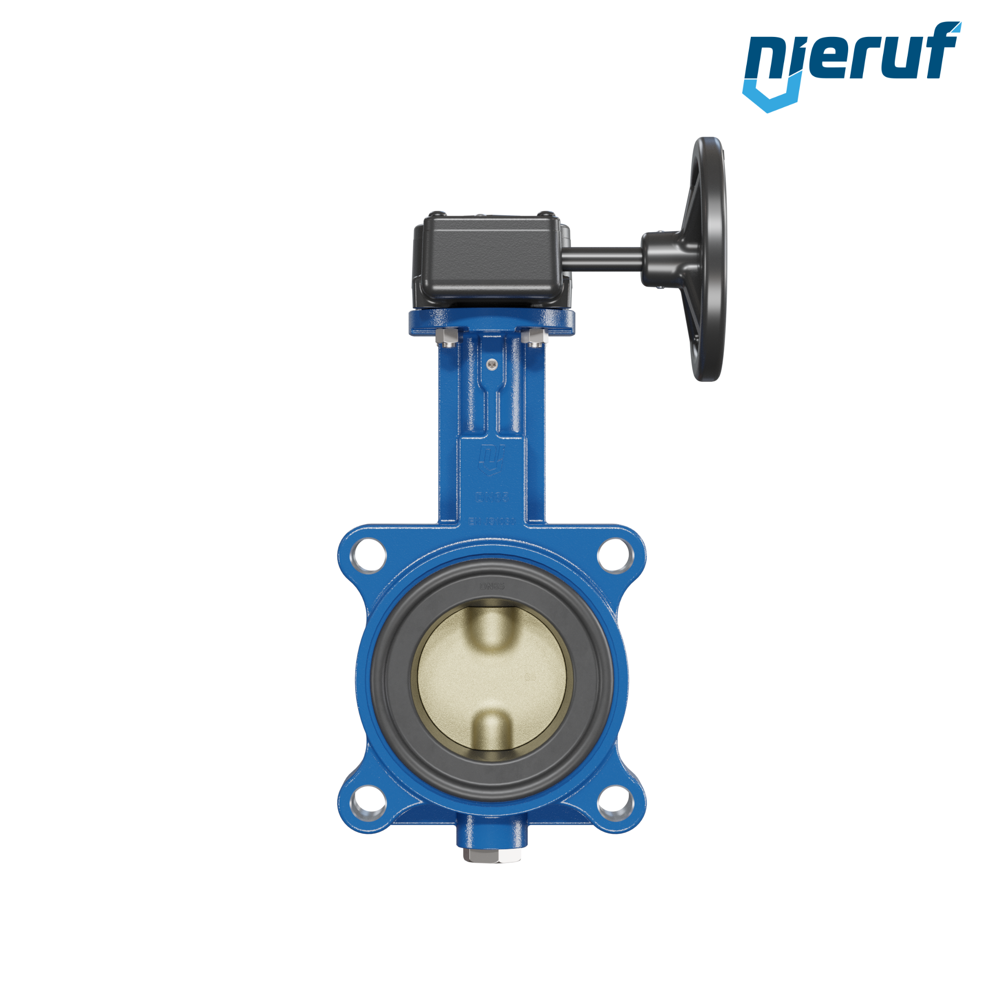 valvola a farfalla per l'acqua di mare DN 65 PN10-PN16 AK16 volantino
