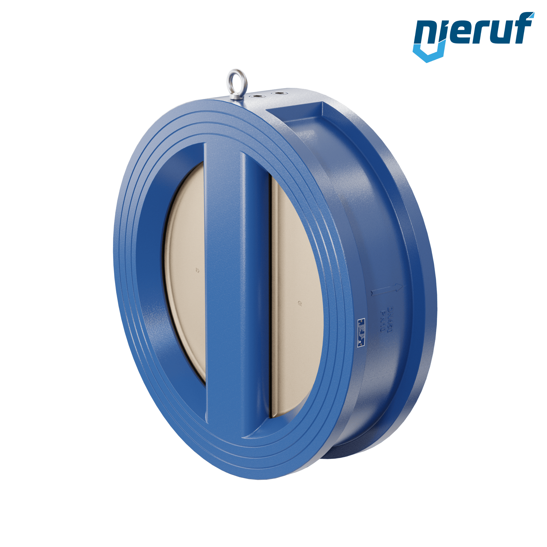 valvola di ritegno a doppio battente DN450 DR04 GGG40 FKM