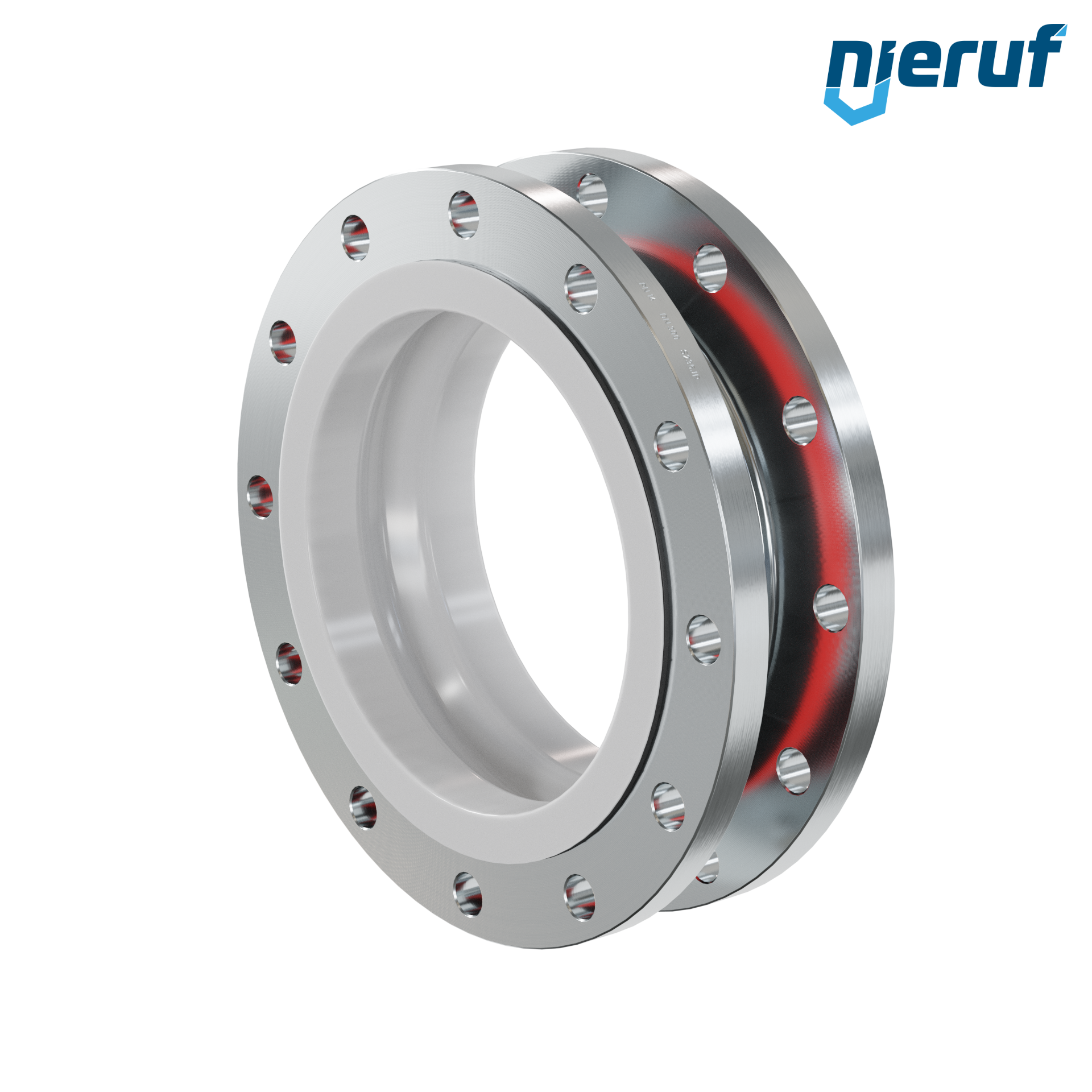 Compensatore rivestimento in PTFE DN300 PN16 versione KP04 flange in acciaio EPDM