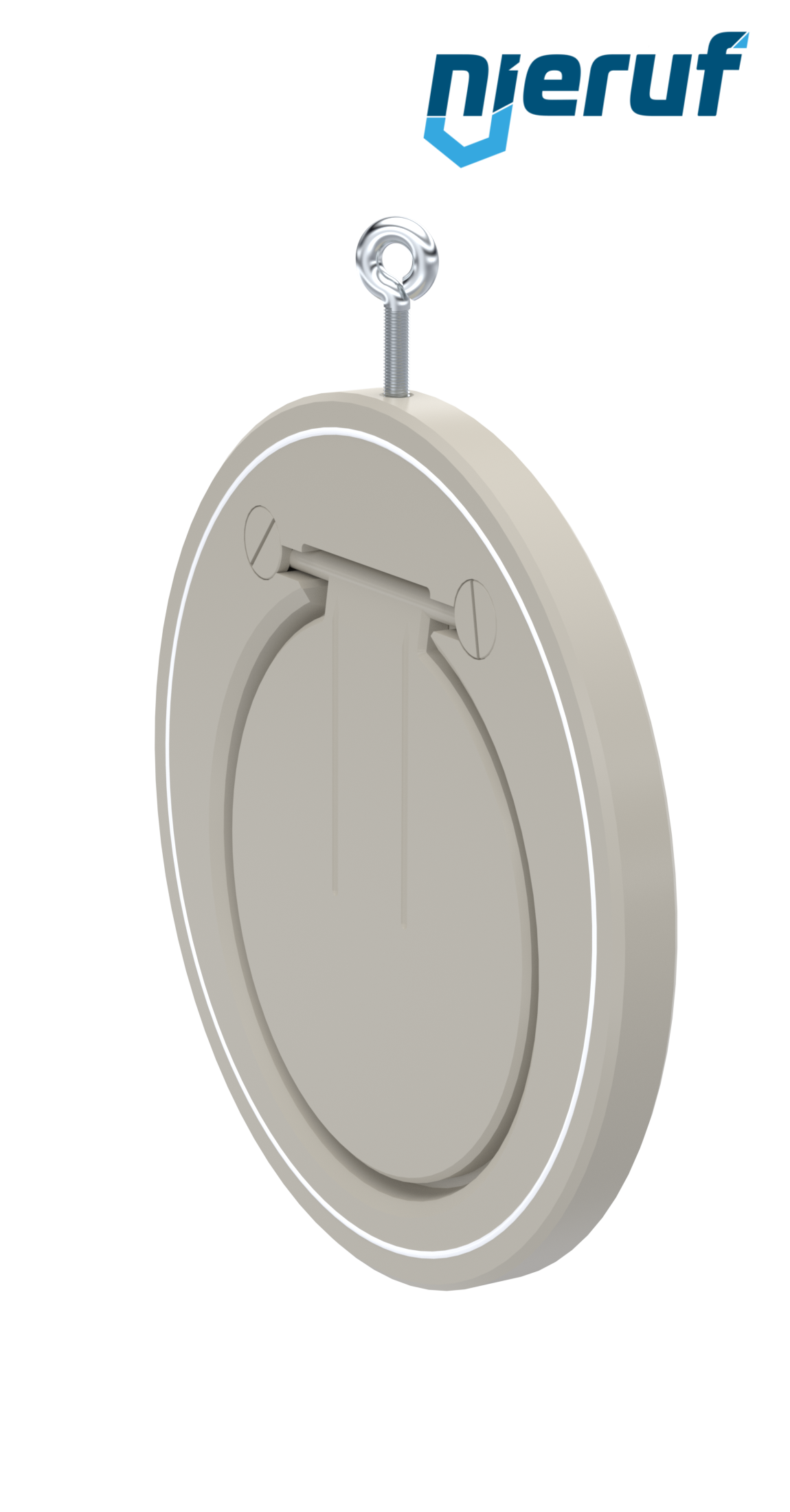Zwischenflansch-Rückschlagklappe DN200 ZR06 Kunststoff PP-H PTFE