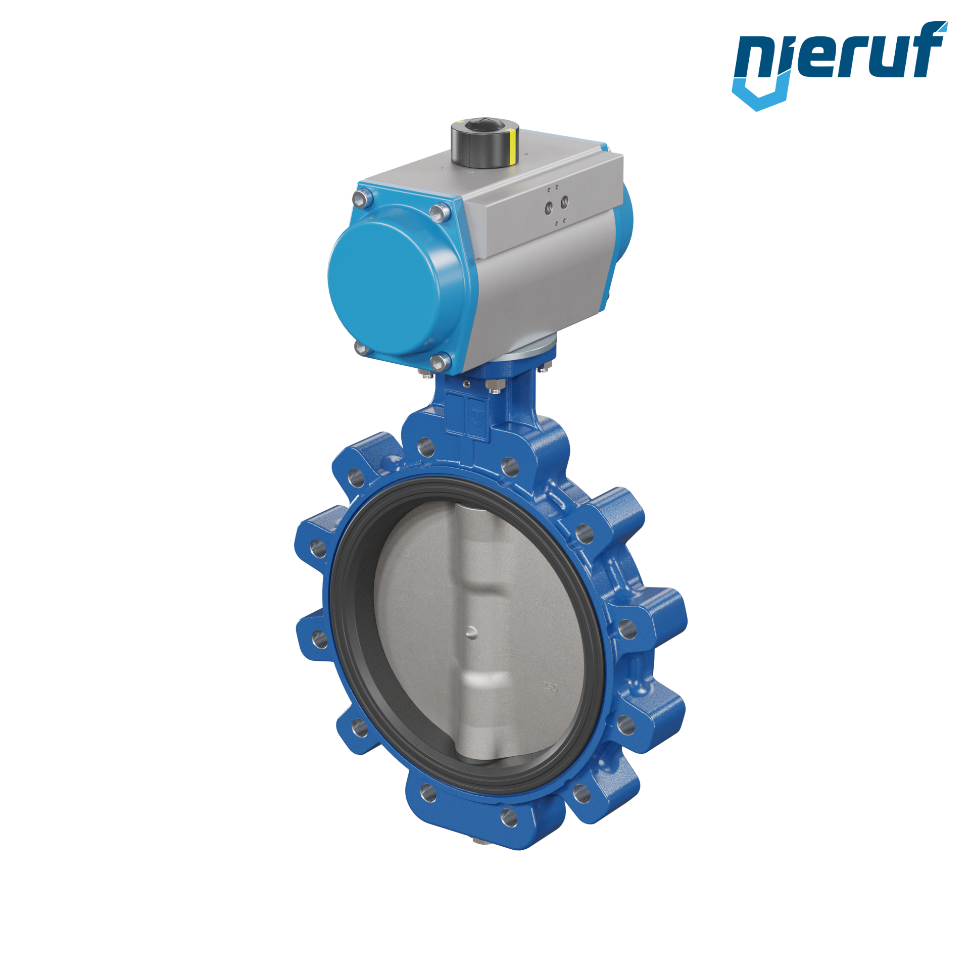 Butterfly valve DN 250 AK02 EPDM high temperature & FDA pneumatic actuator double acting
