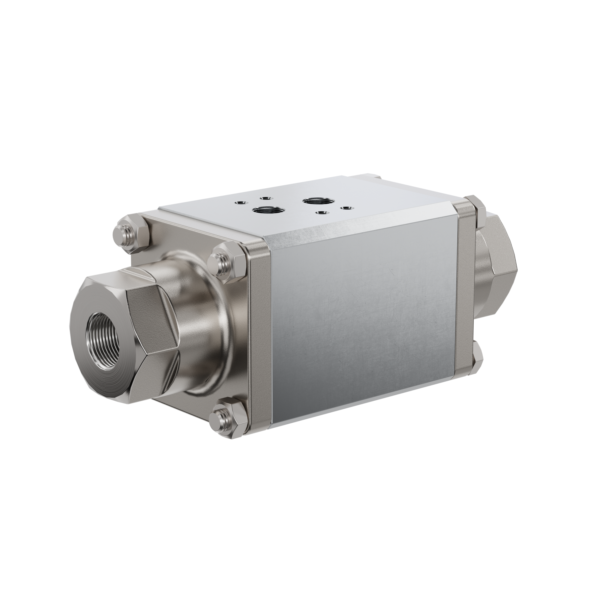 valvola coassiale a 2/2 vie CV05 1/2" pollici filettatura interna - DN15 acciaio inossidabile max. 120 bar NC - per applicazione con acqua