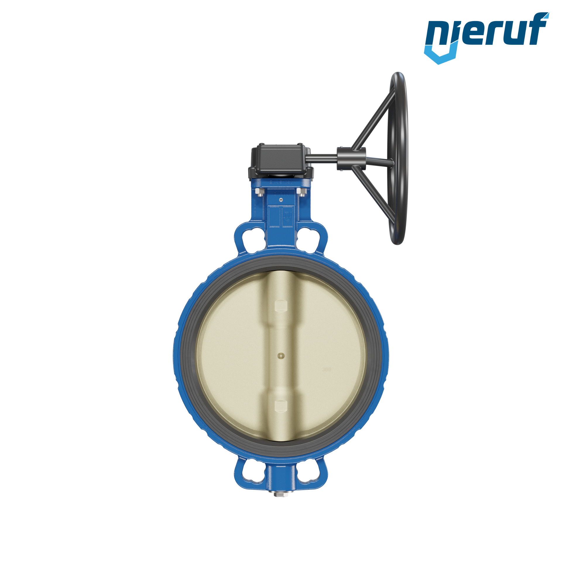valvola a farfalla per l'acqua di mare DN 300  PN6-PN10-PN16 & ANSI150 AK15 volantino