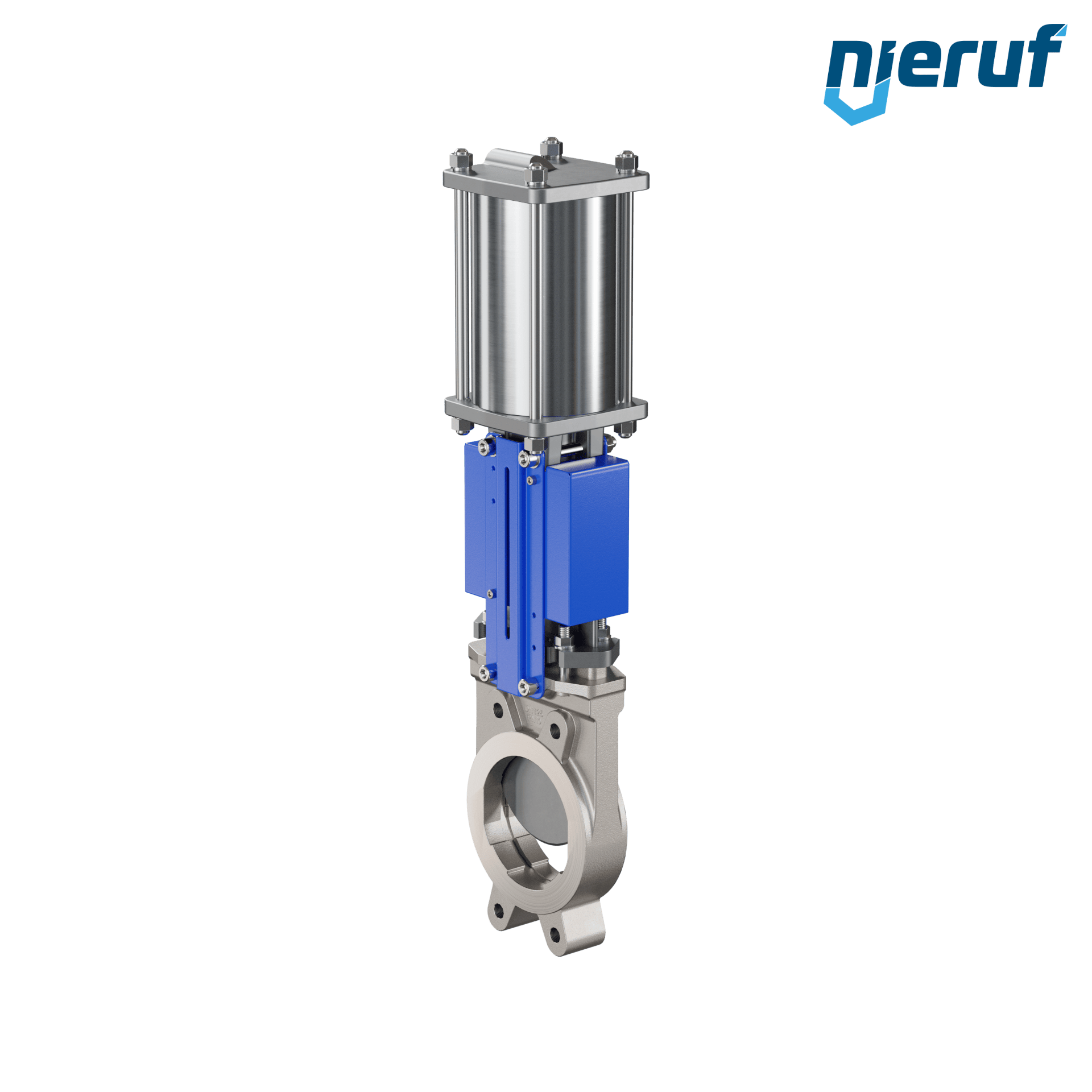 valvola a ghigliottina DN 125 SR03 EPDM attuatore pneumatico a doppio effetto