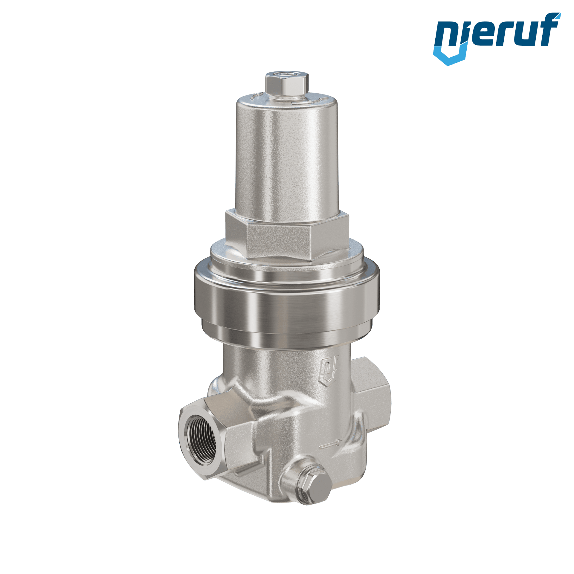 riduttori di pressione 1/2" pollici NPT DM21 acciaio inossidabile PTFE / EPDM / FEPM 0.3 - 2.0 bar