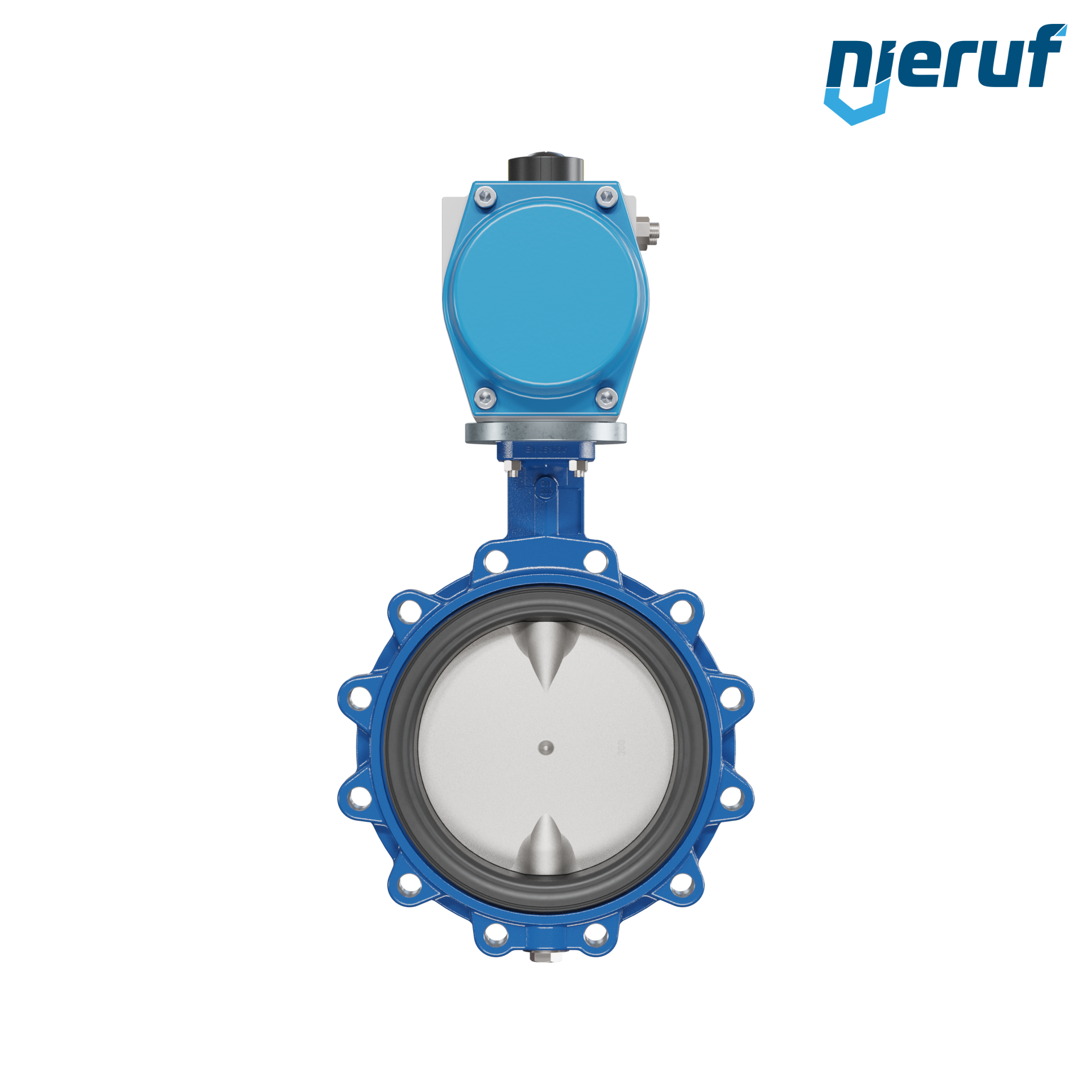 valvola a farfalla DN 200 PN16 AK02 EPDM alta temperatura & FDA attuatore pneumatico a semplice effetto chiusura a molla